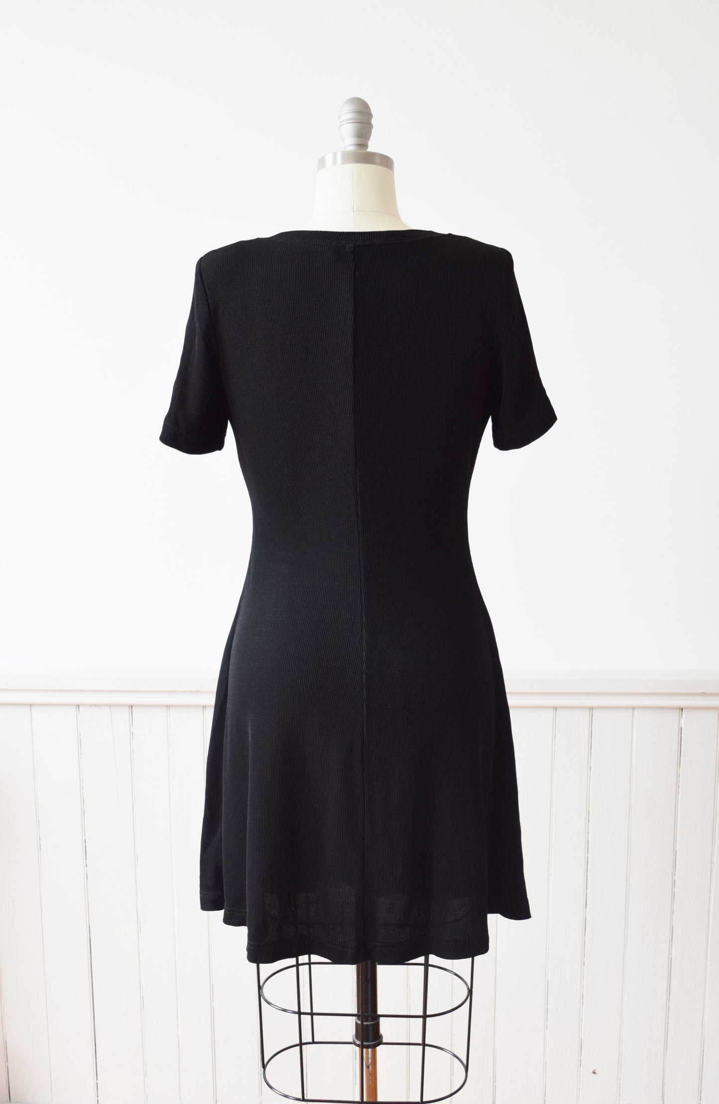 1990s Slinky Soft Mini Dress | S/M