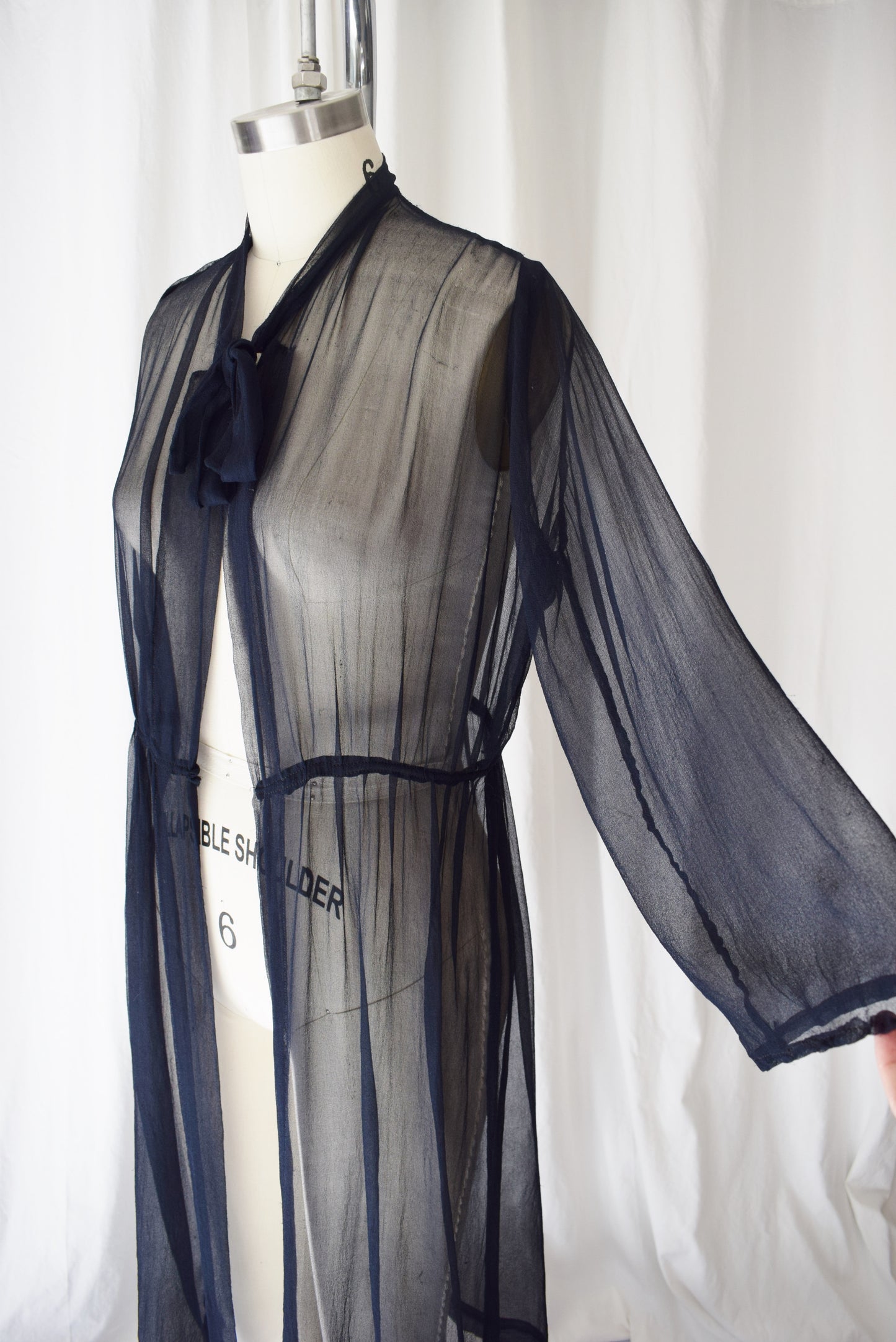 1930s Sheer Silk Jacket | M