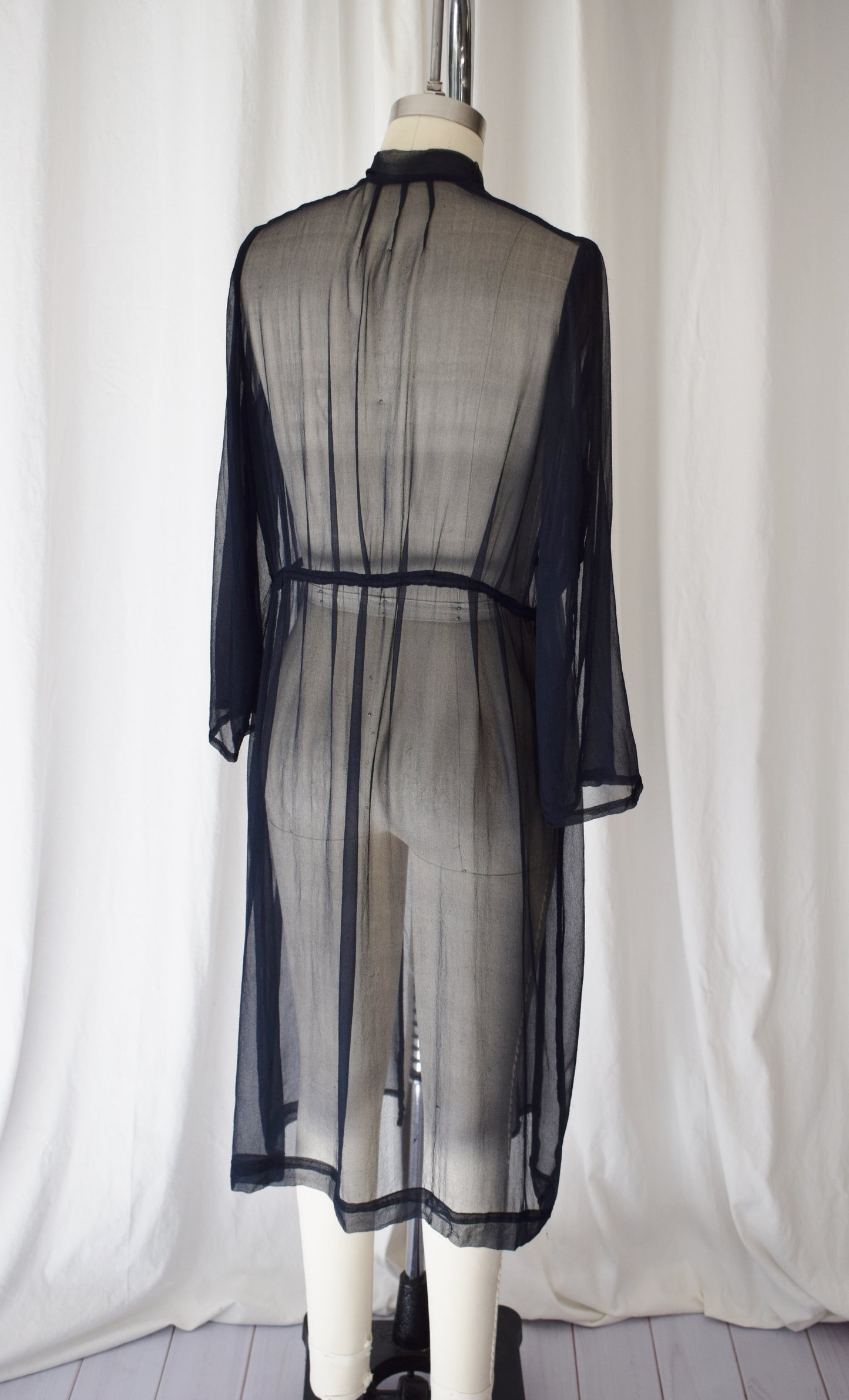 1930s Sheer Silk Jacket | M