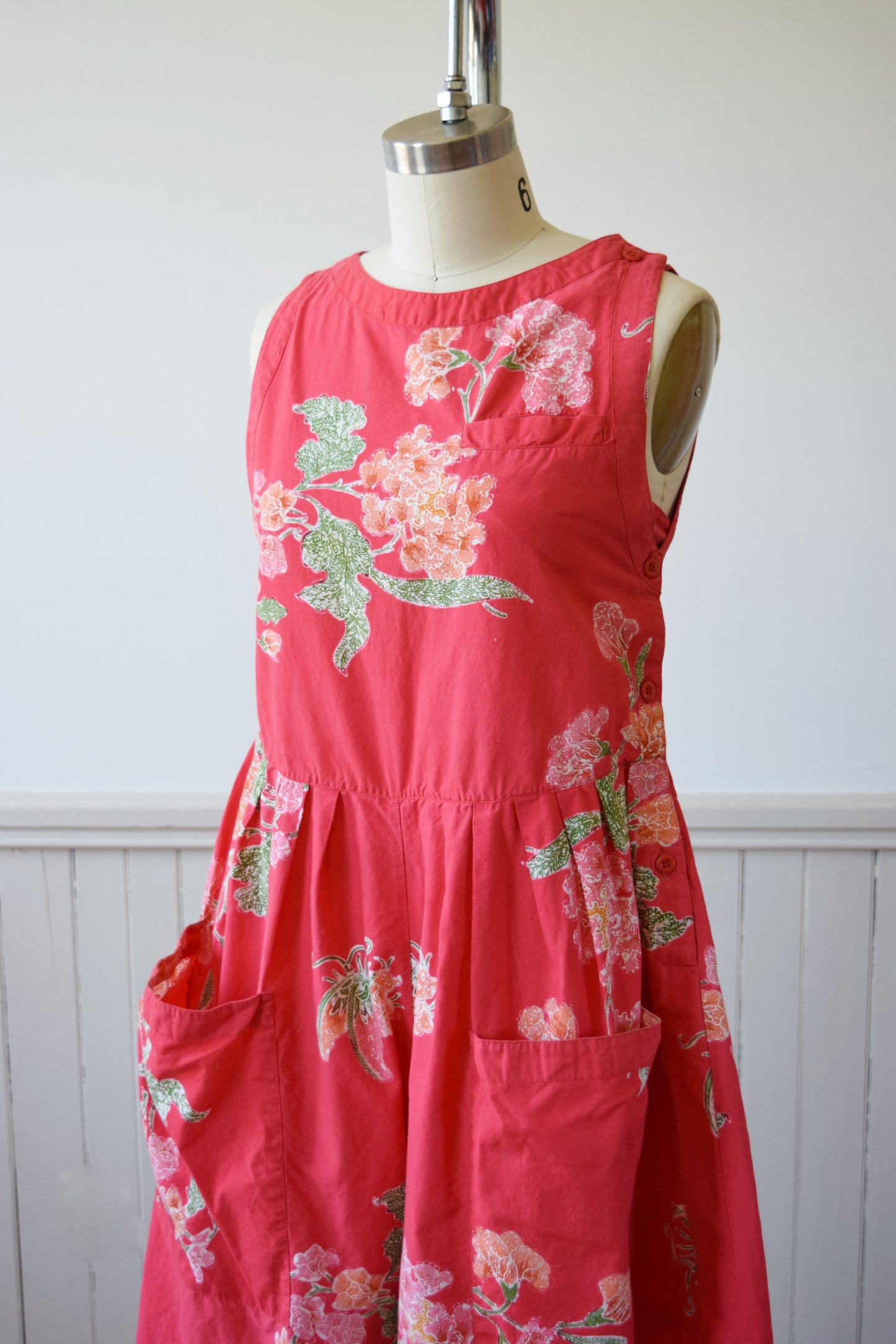 Papaya Dream Wide Leg Jumpsuit |1980s | S/PM