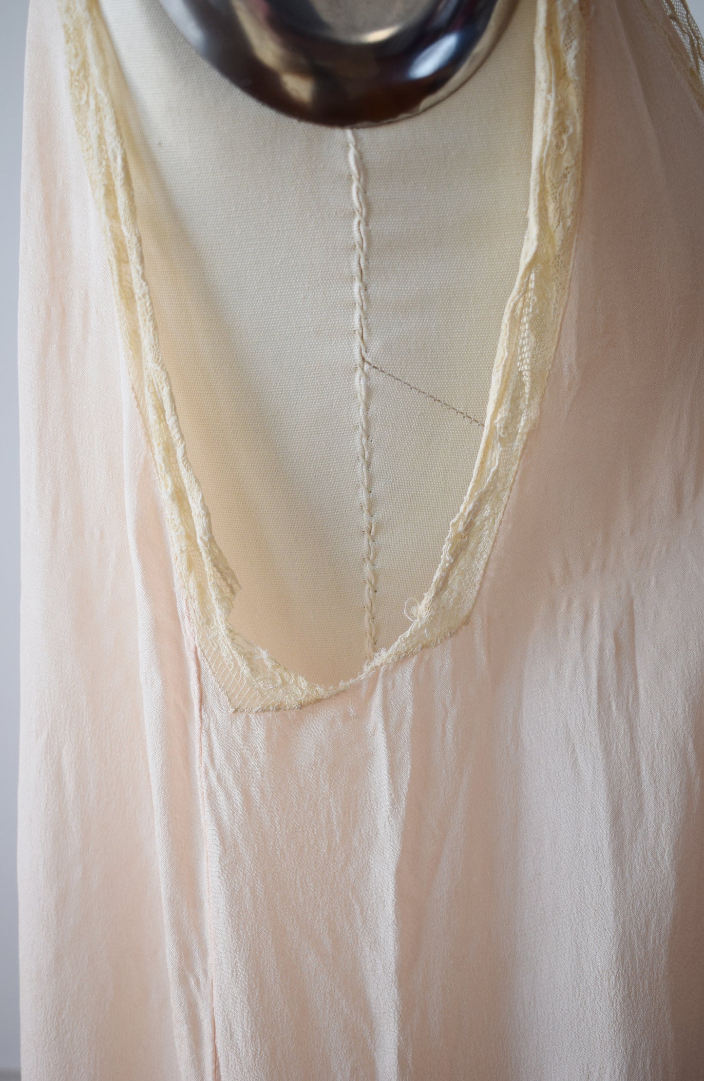 1920s Silk Nightgown | L | wounded bird