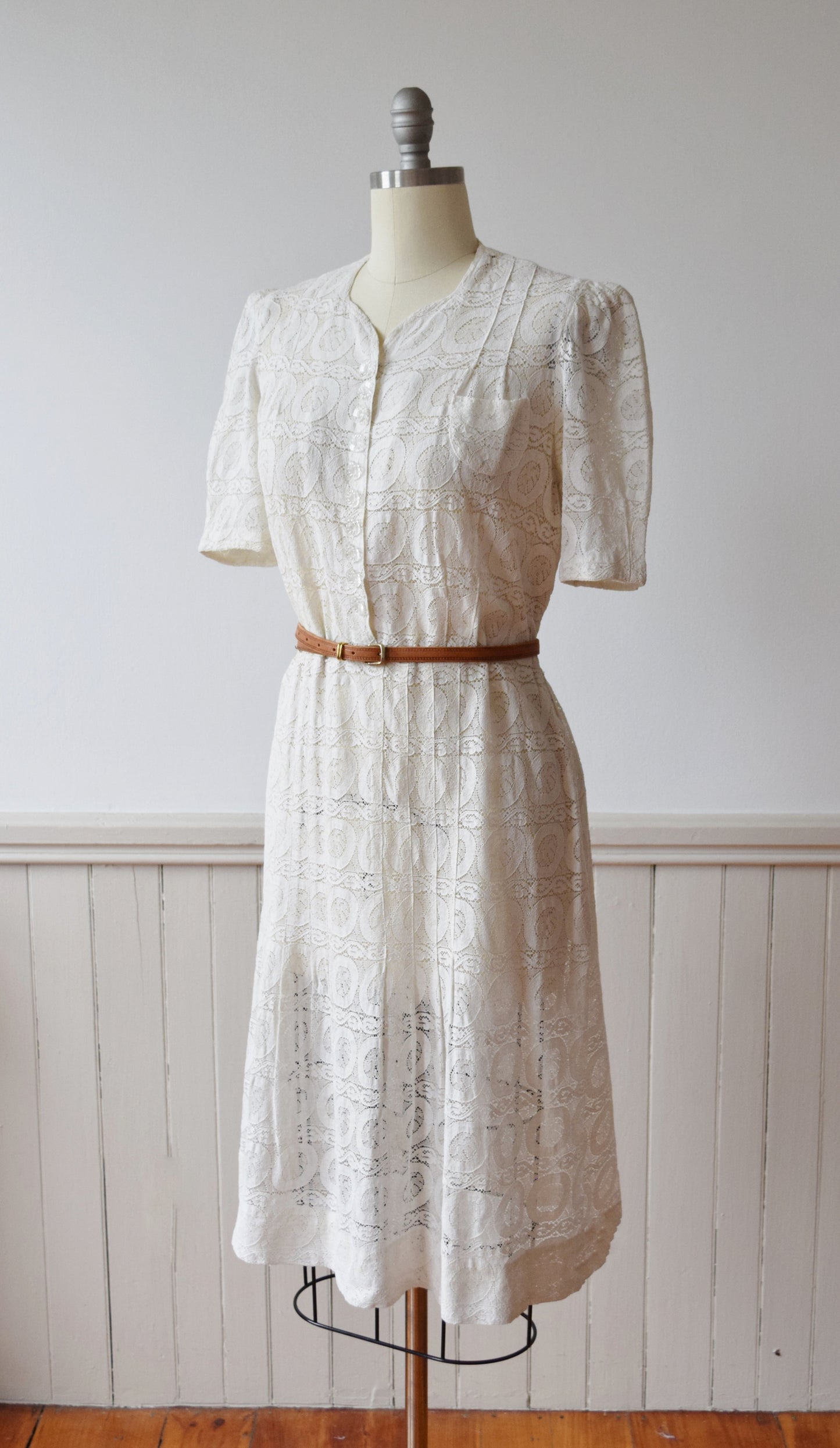 1940s Lace Dress | L/PL