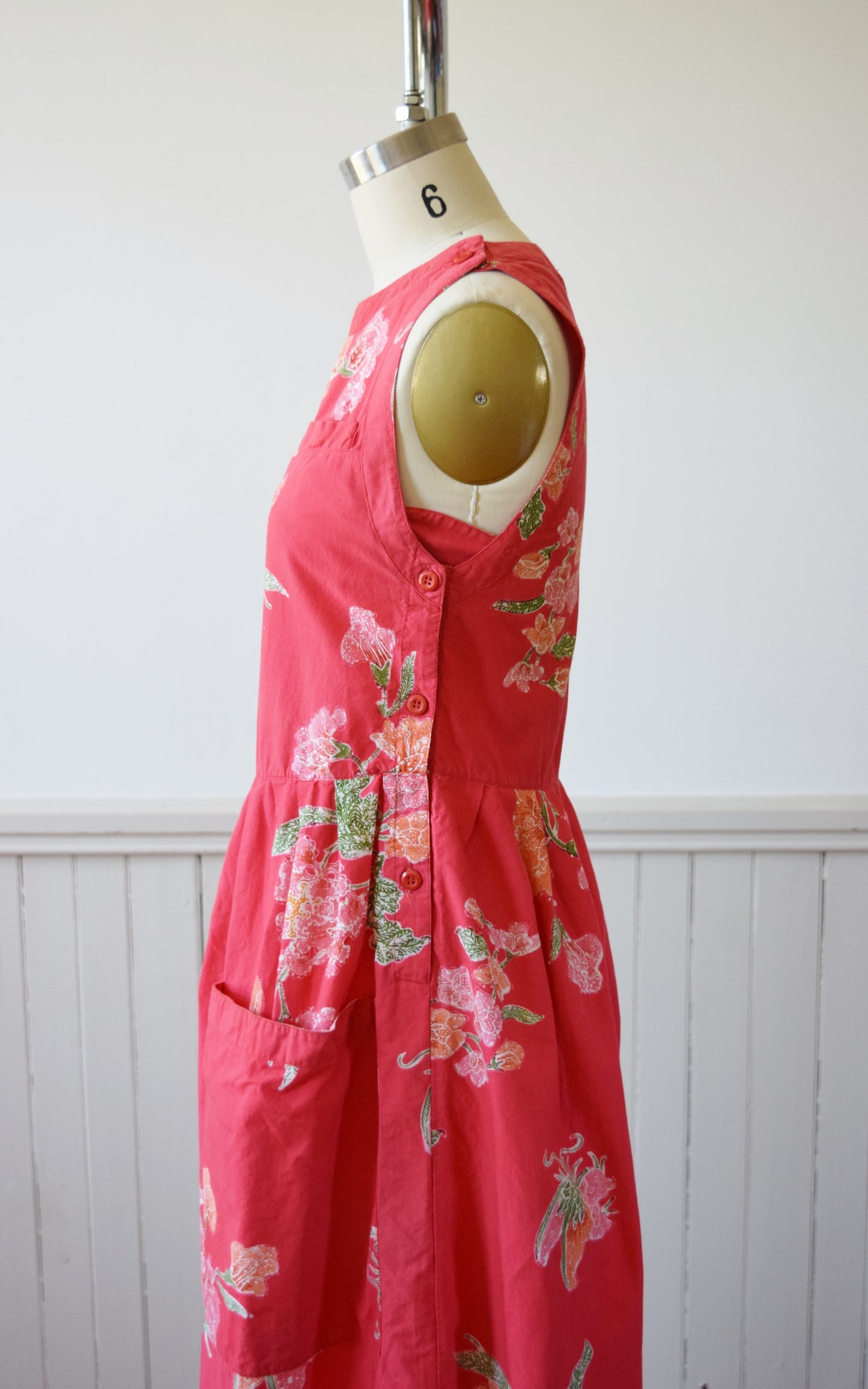 Papaya Dream Wide Leg Jumpsuit |1980s | S/PM