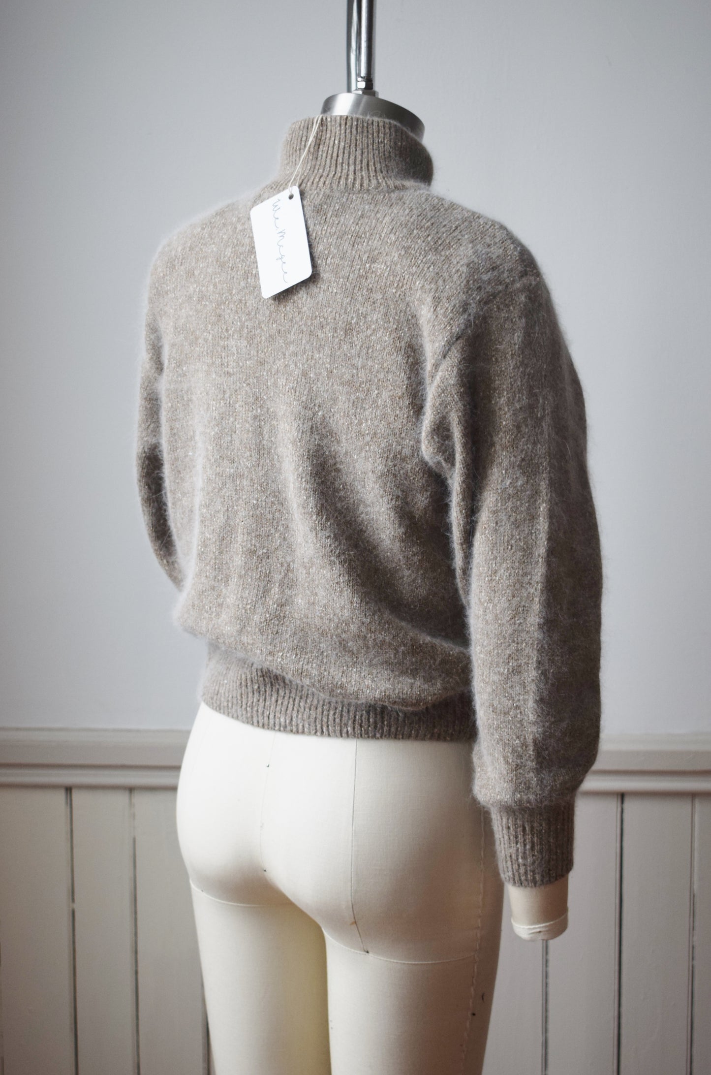 Vintage Angora/Silk Blend Mockneck | S