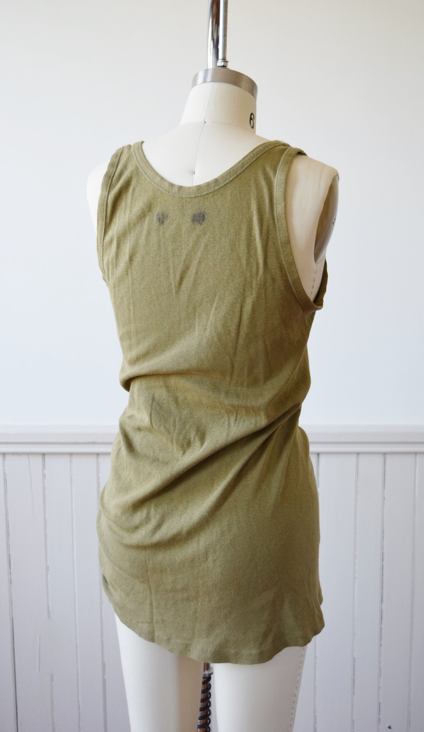 Army Issue Rib Knit Tank | 1940s | 4 | M/L