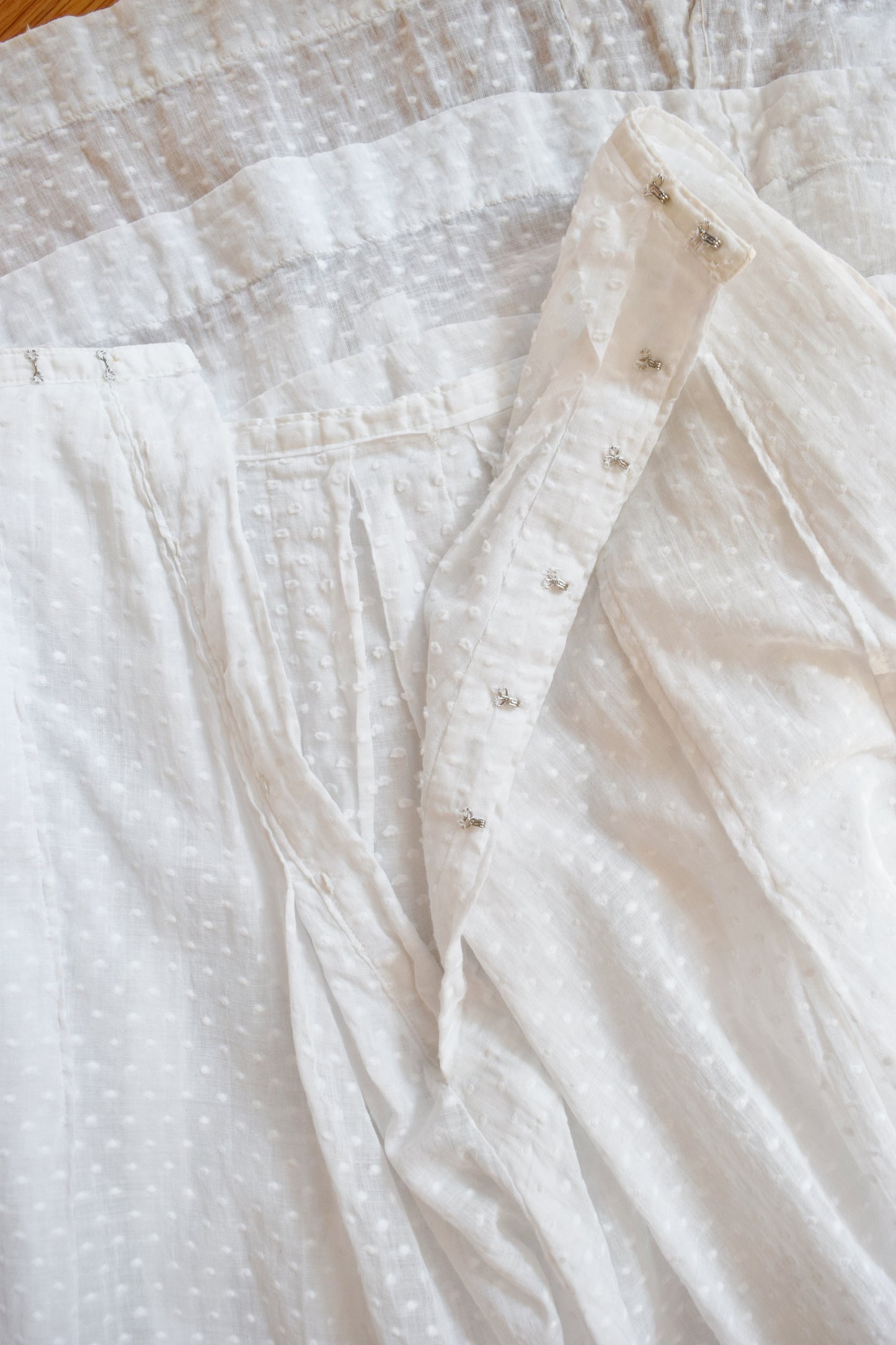 Antique Swiss Dot Skirt | Petticoat