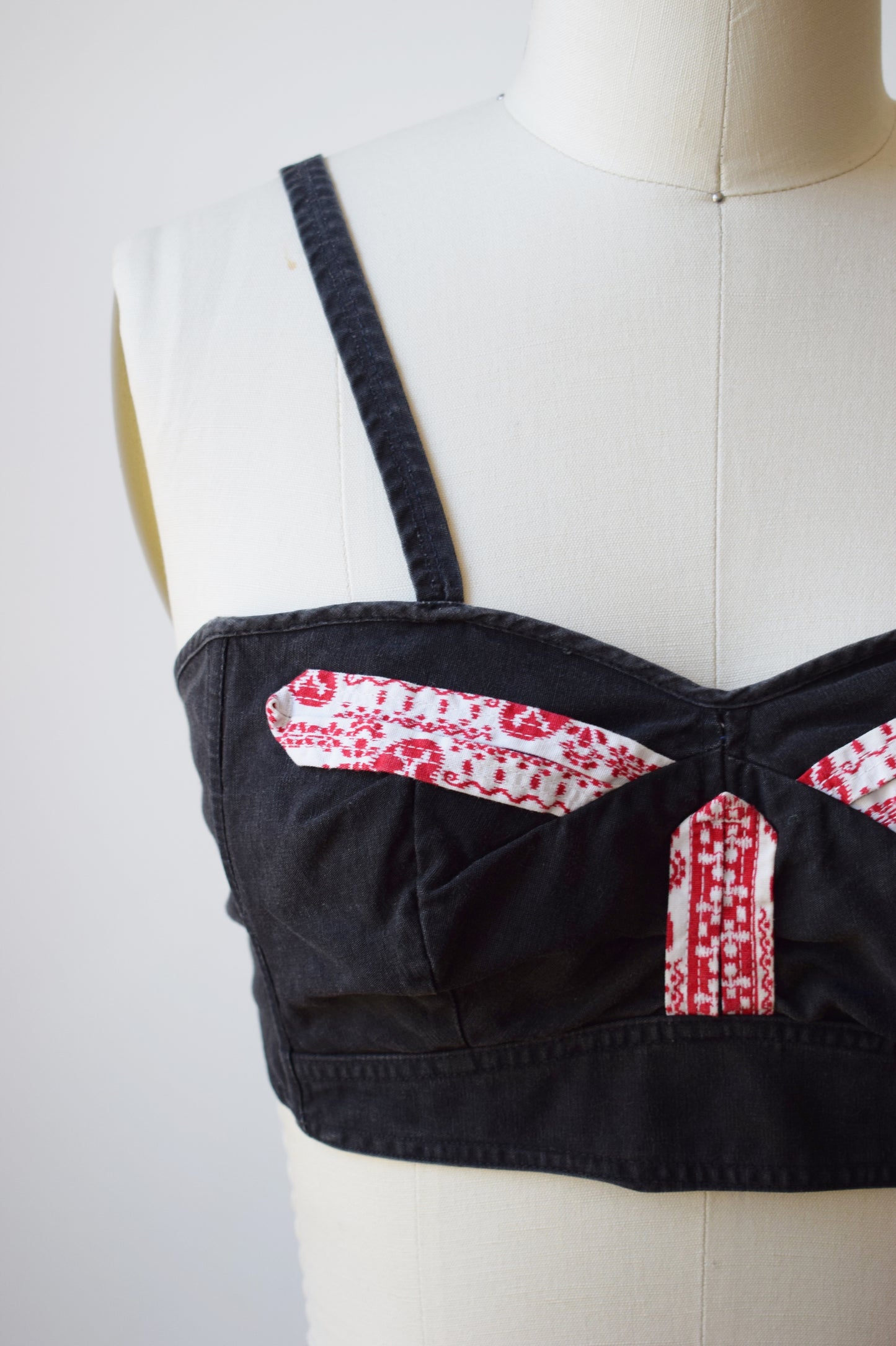 1940s Playsuit/Bra Top | XS