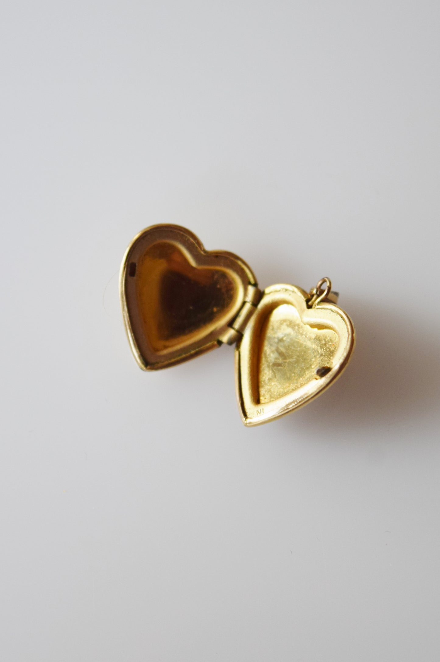 Petite Vintage Heart Shaped Locket | Whimsical Floral Motif