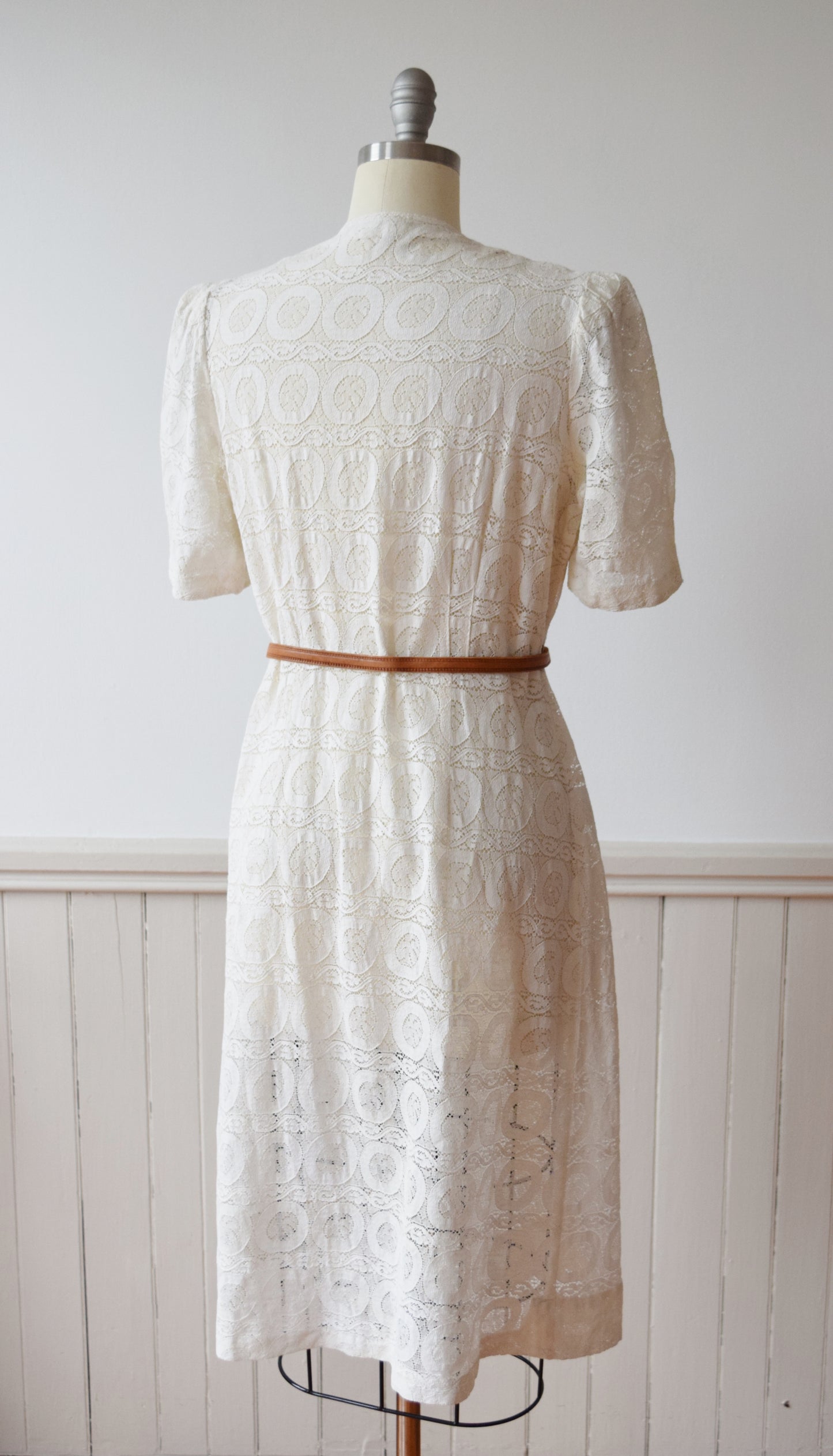 1940s Lace Dress | L/PL