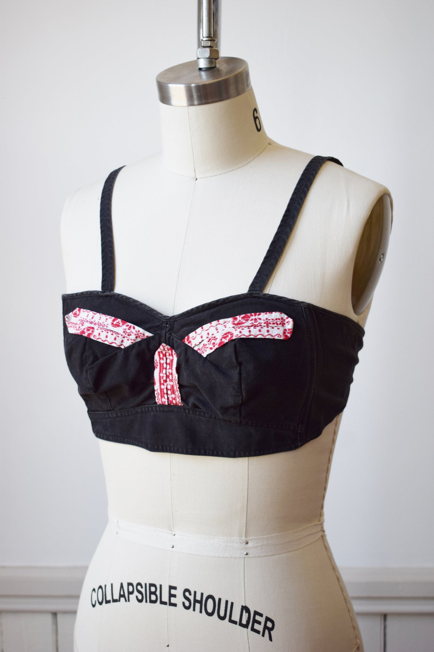 1940s Playsuit/Bra Top | XS