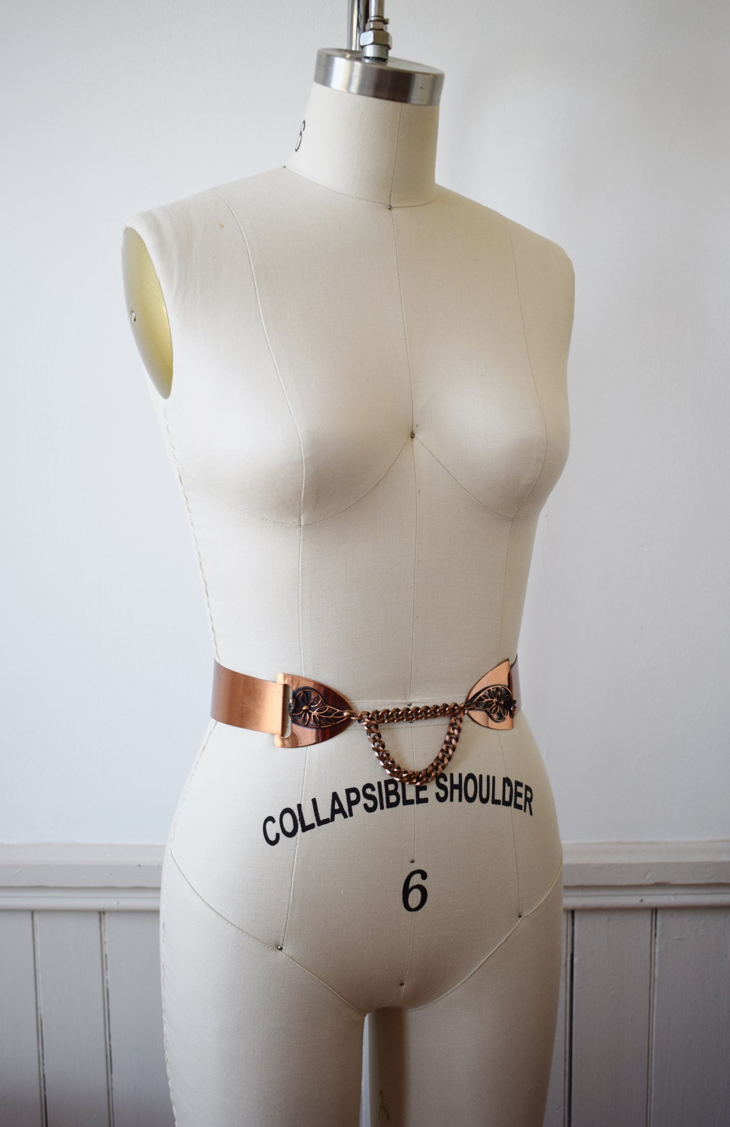 1950s Renoir Copper Metal Belt | Leaf