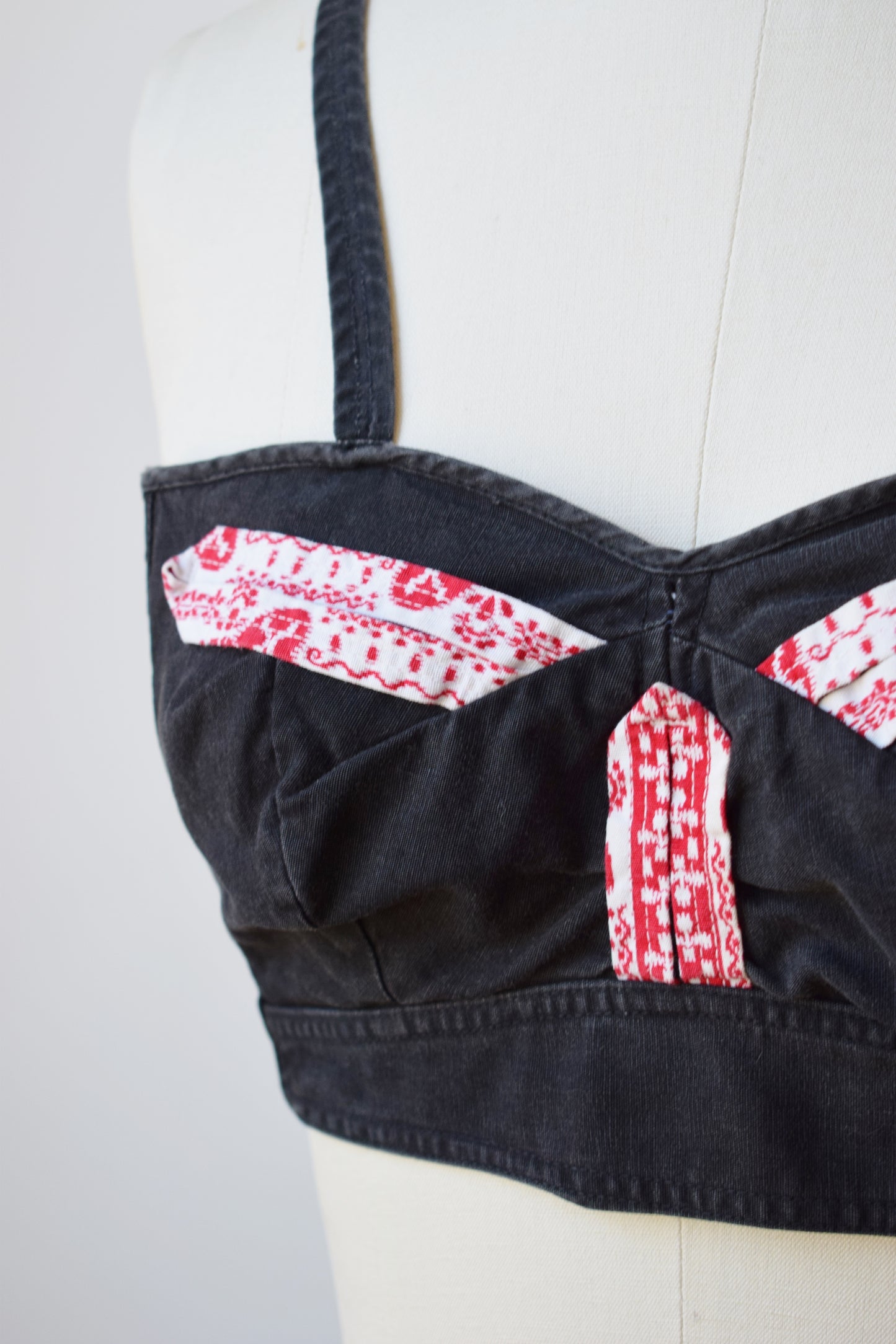 1940s Playsuit/Bra Top | XS