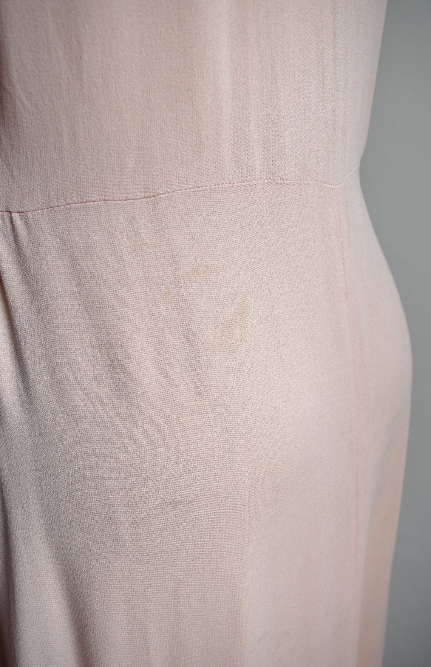1940s Ruffle Collar Gown | M/L