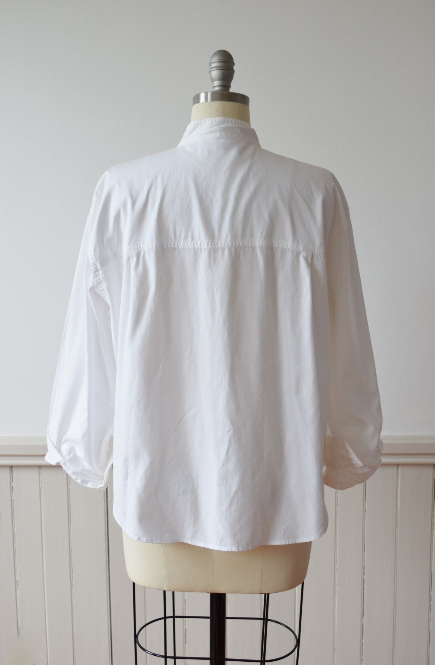 1990s Liz Claiborne Menswear Inspired Top | M