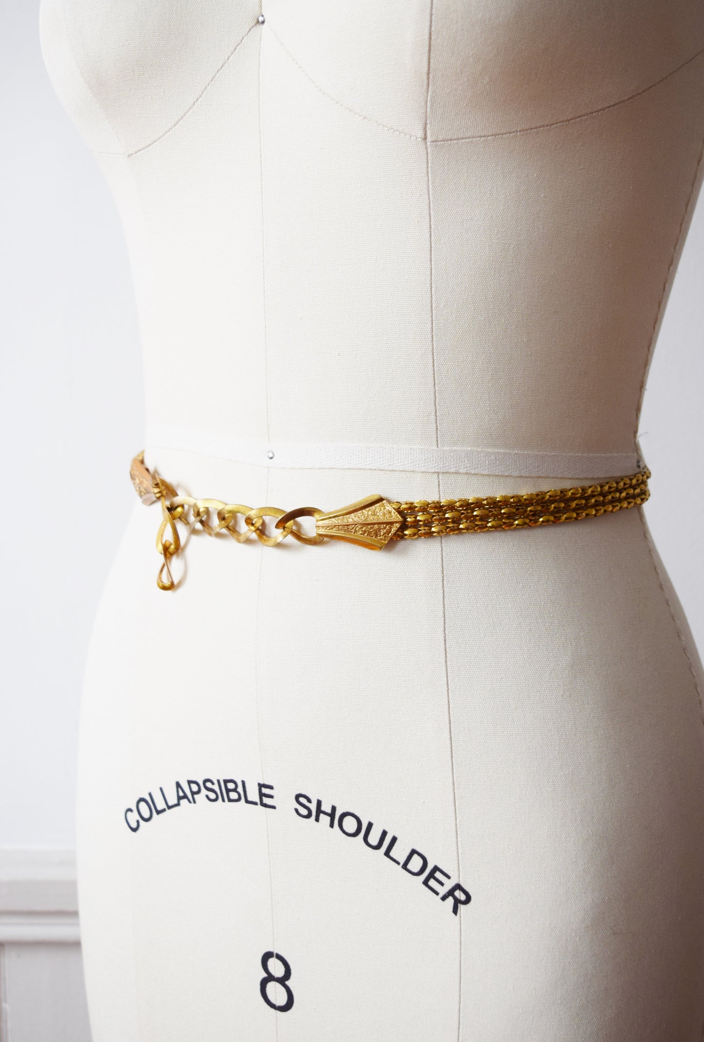 Vintage Adjustable Metal Belt