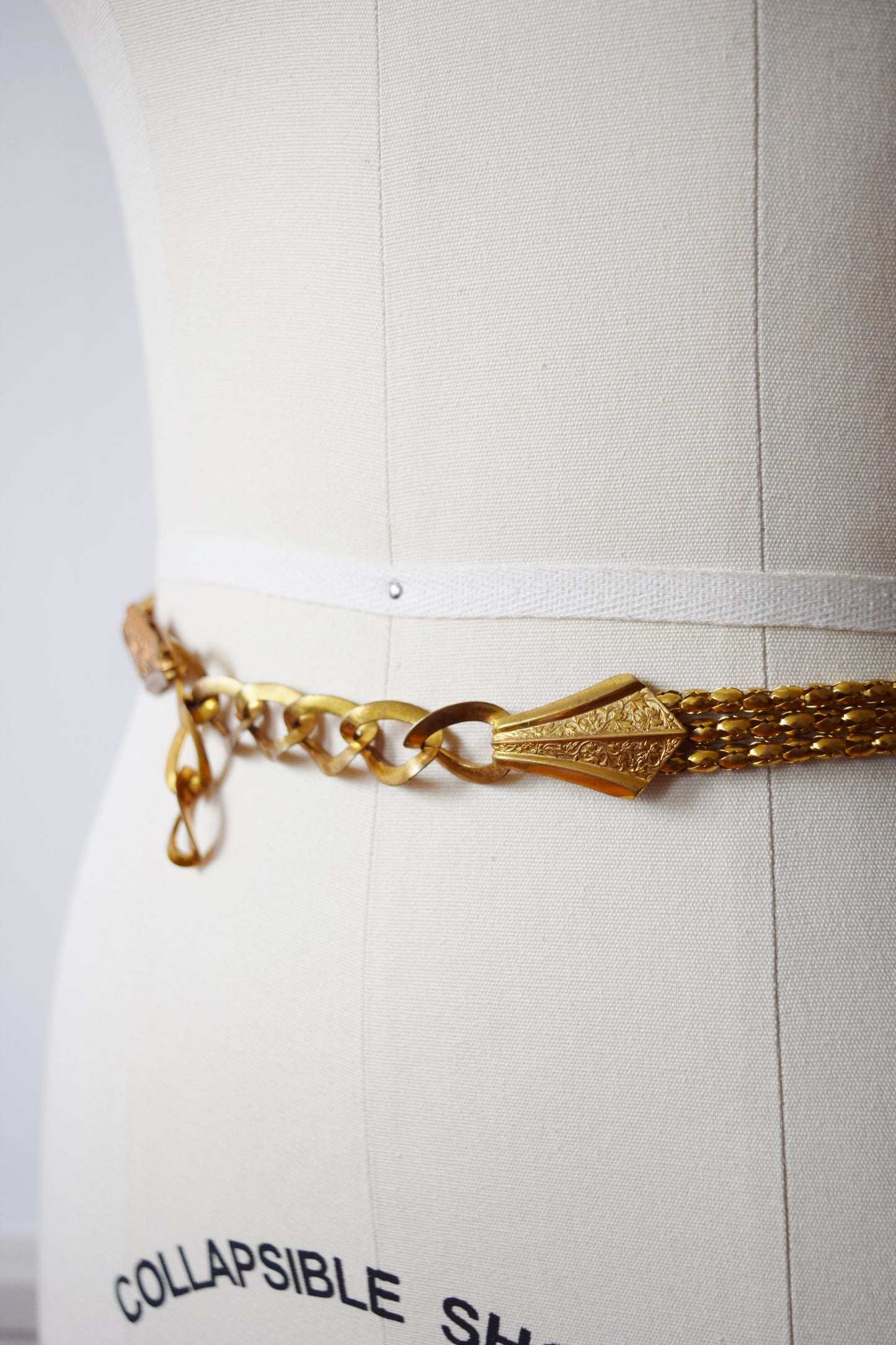 Vintage Adjustable Metal Belt