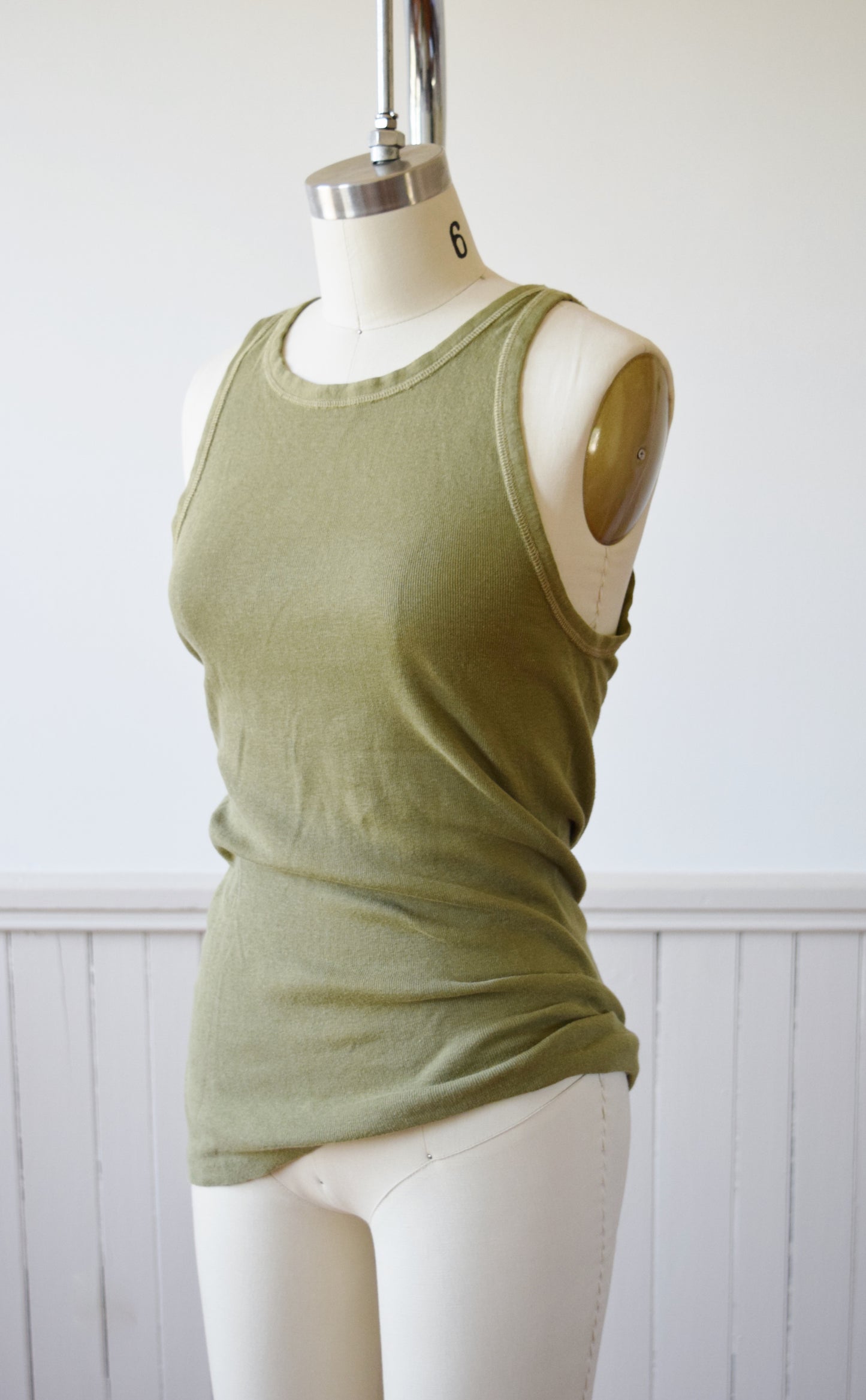 Army Issue Rib Knit Tank | 1940s | 3 | M