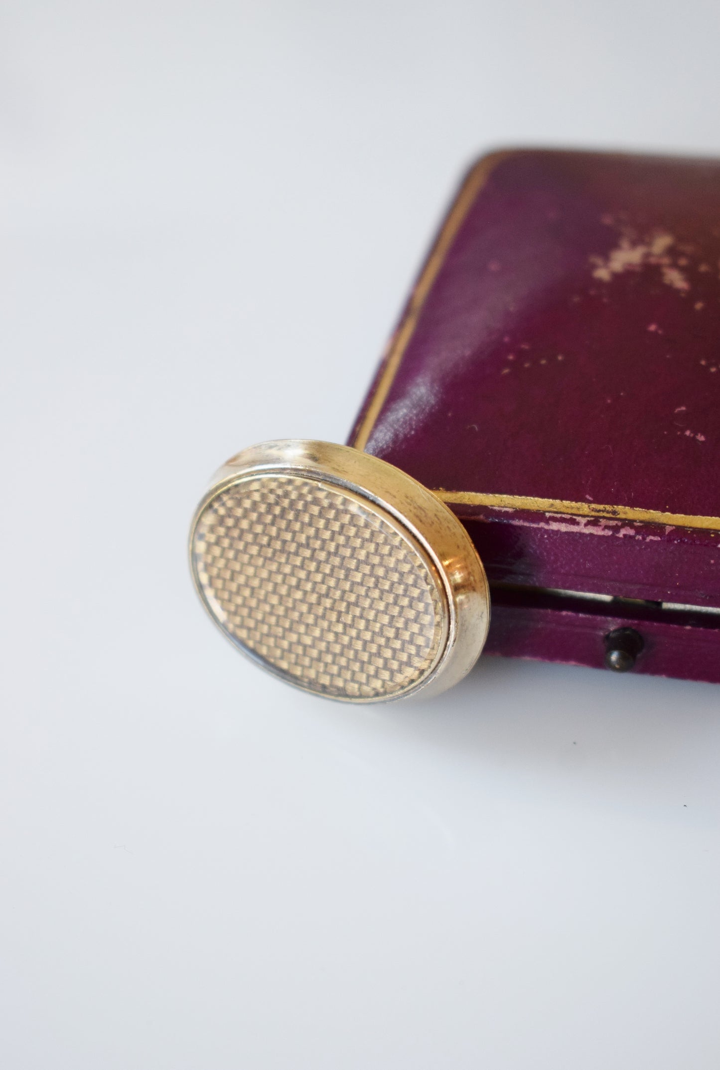 Antique Victorian Hairwork Brooch