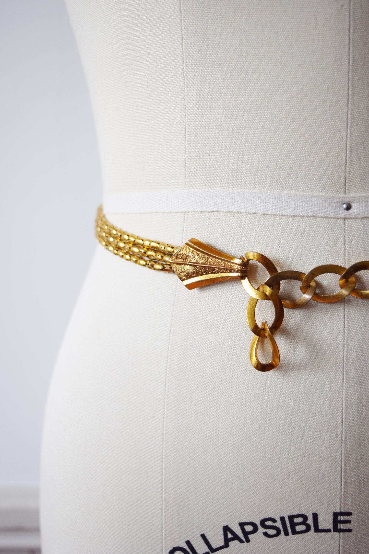 Vintage Adjustable Metal Belt