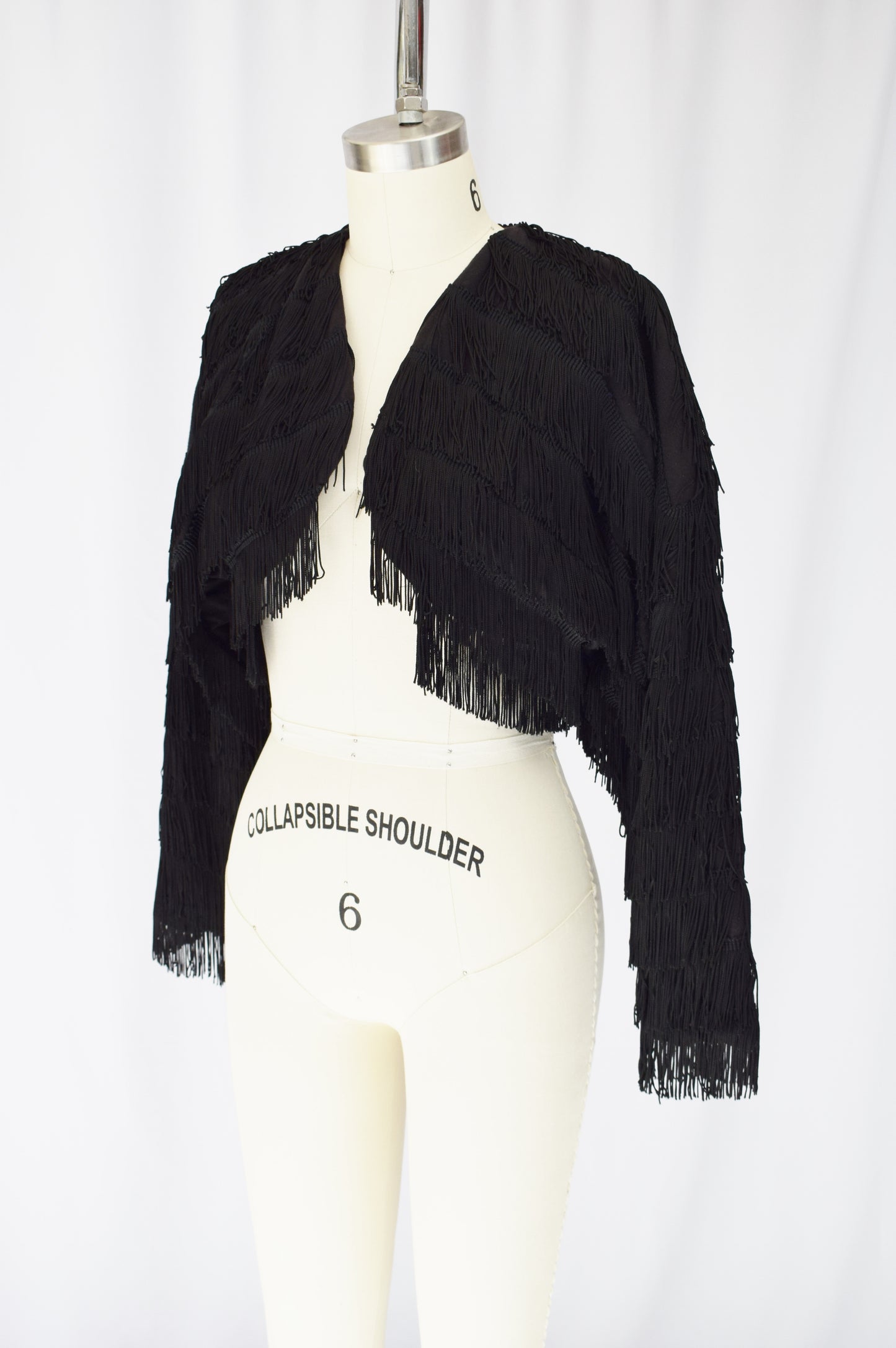 Vintage Fringed Bolero | S