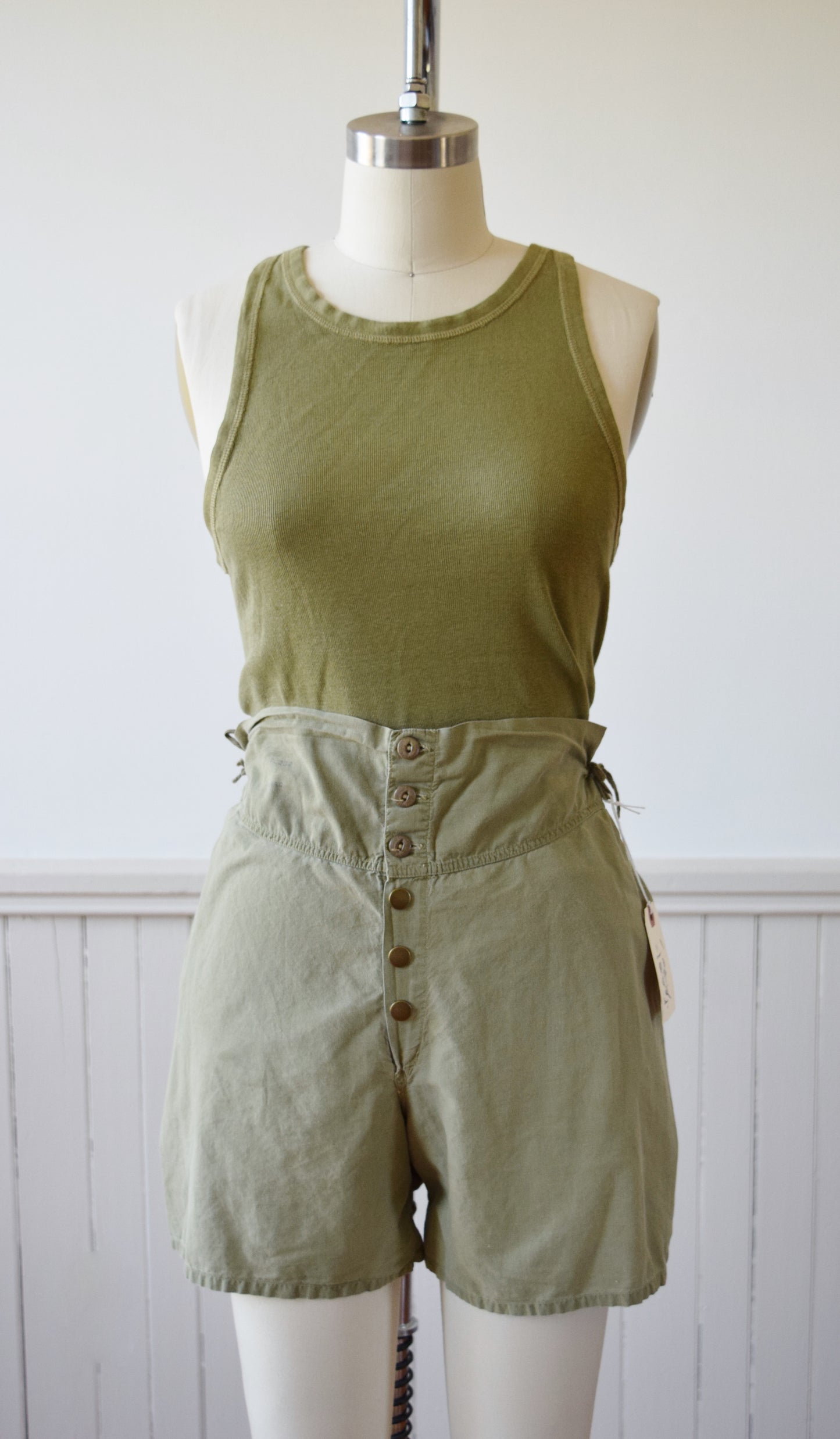 Army Issue Rib Knit Tank | 1940s | 3 | M