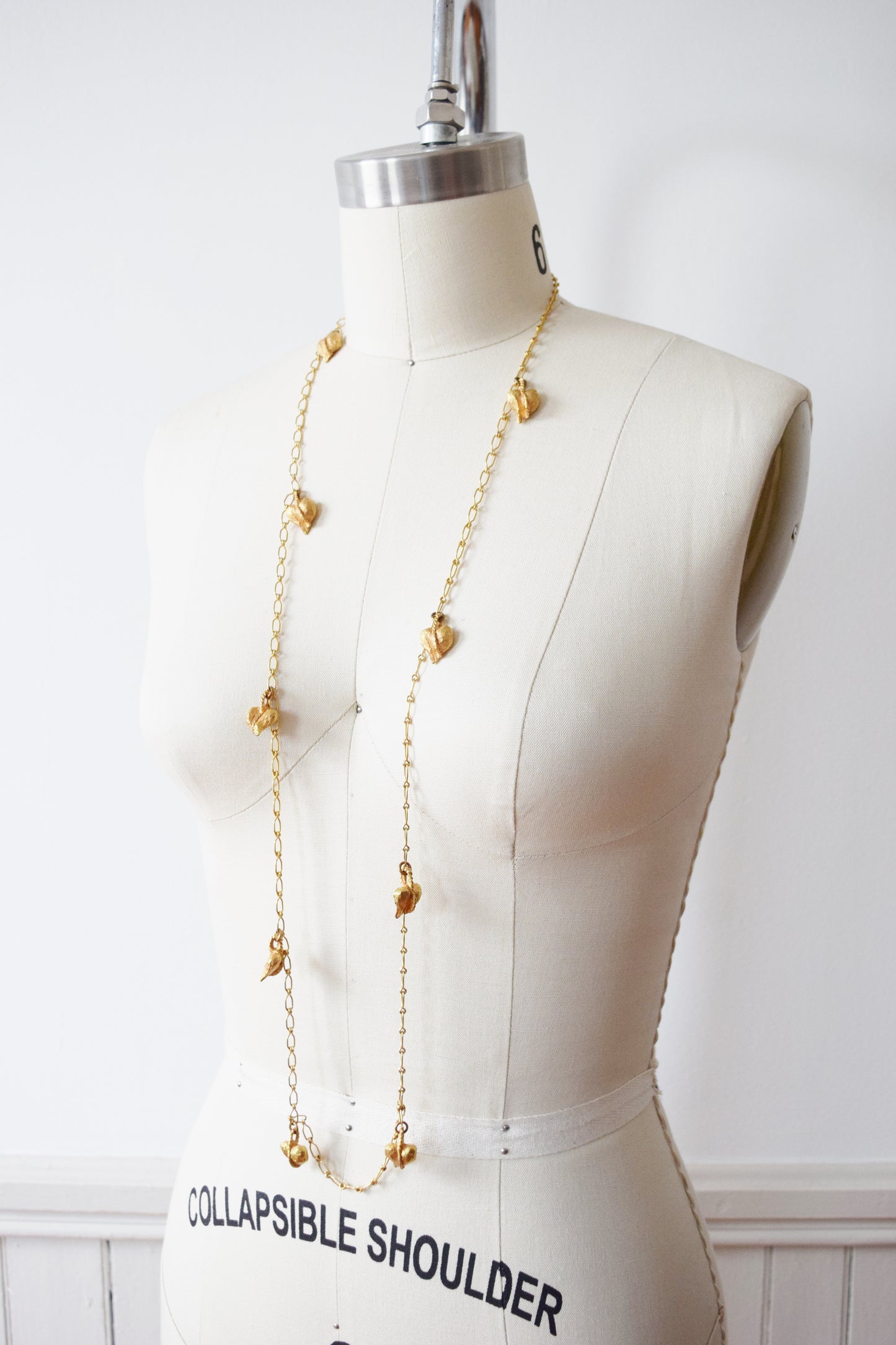 Vintage Bound Hearts Necklace