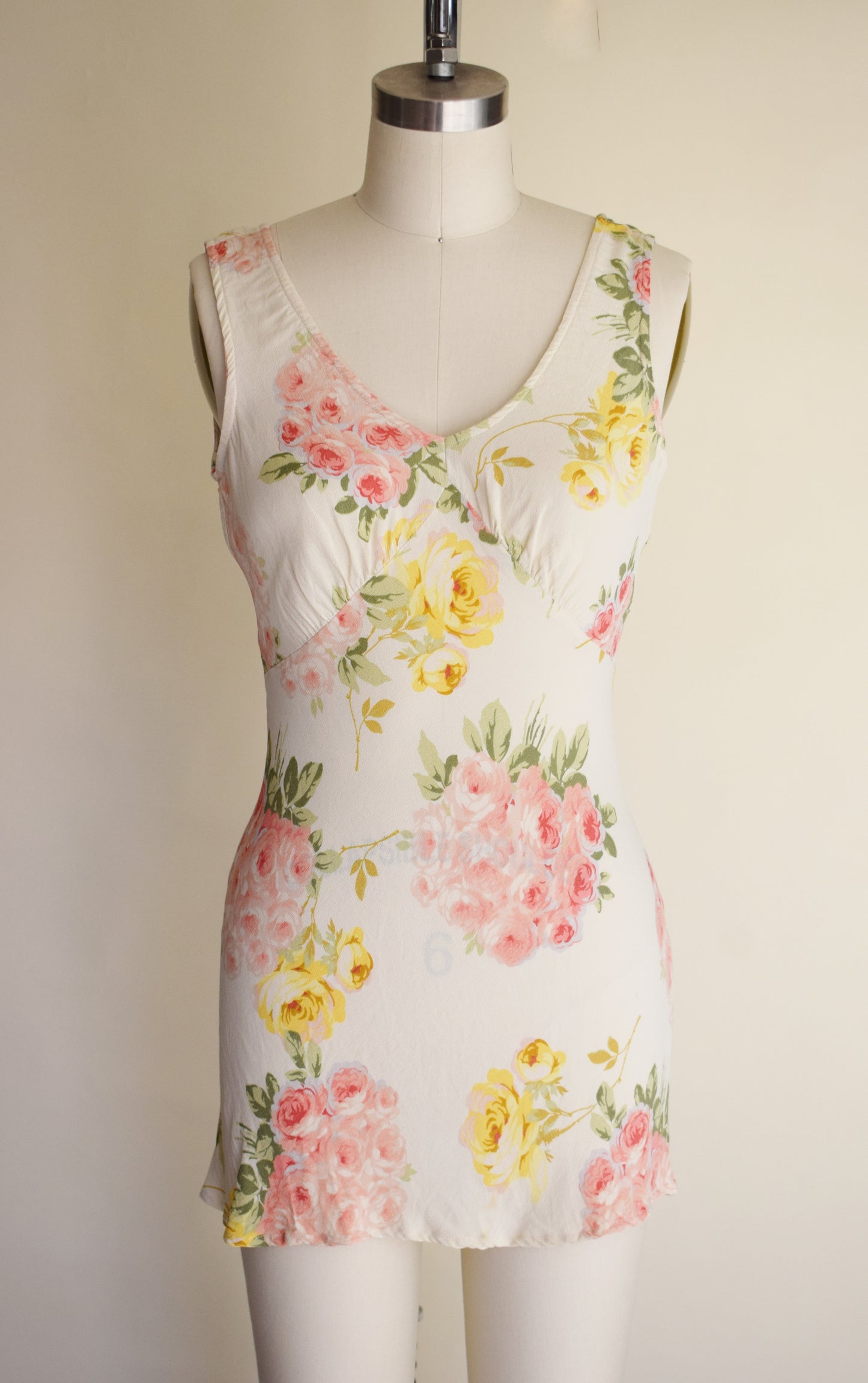 1990s Betsey Johnson Floral Mini Dress