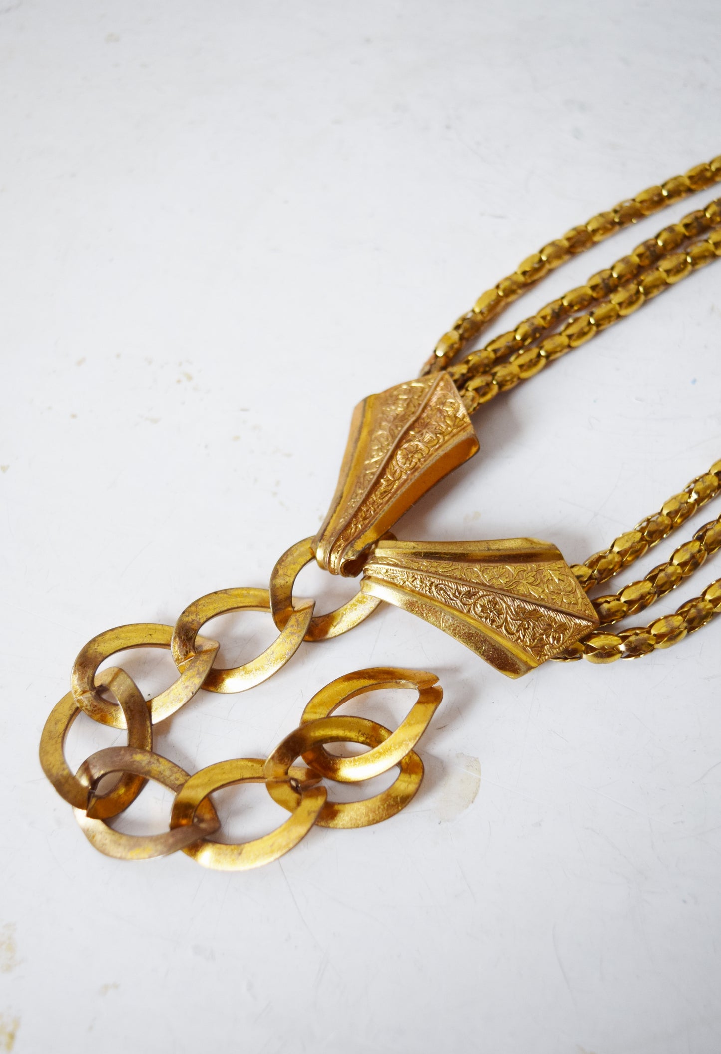 Vintage Adjustable Metal Belt