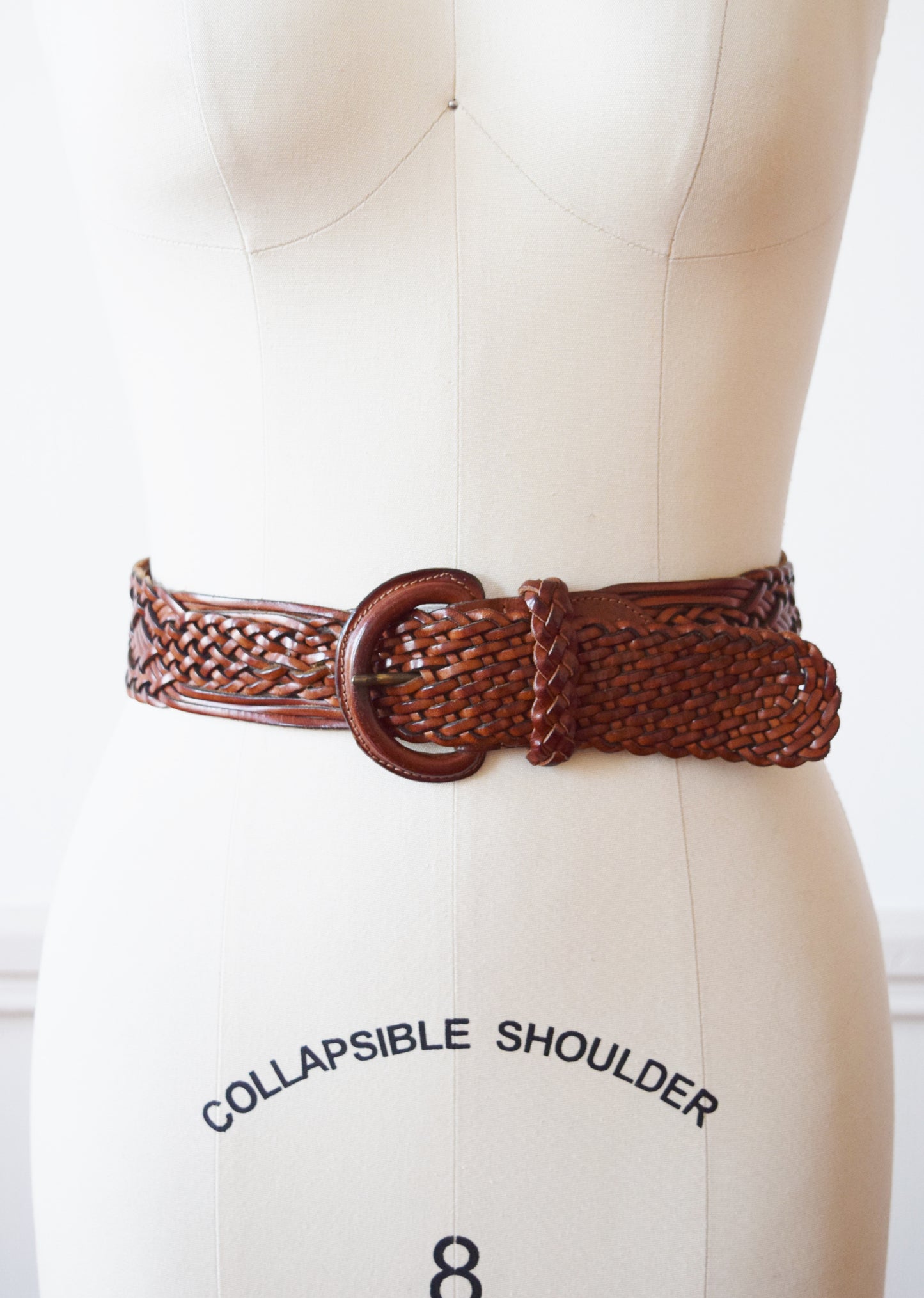 Braided Turkish Leather Belt | M