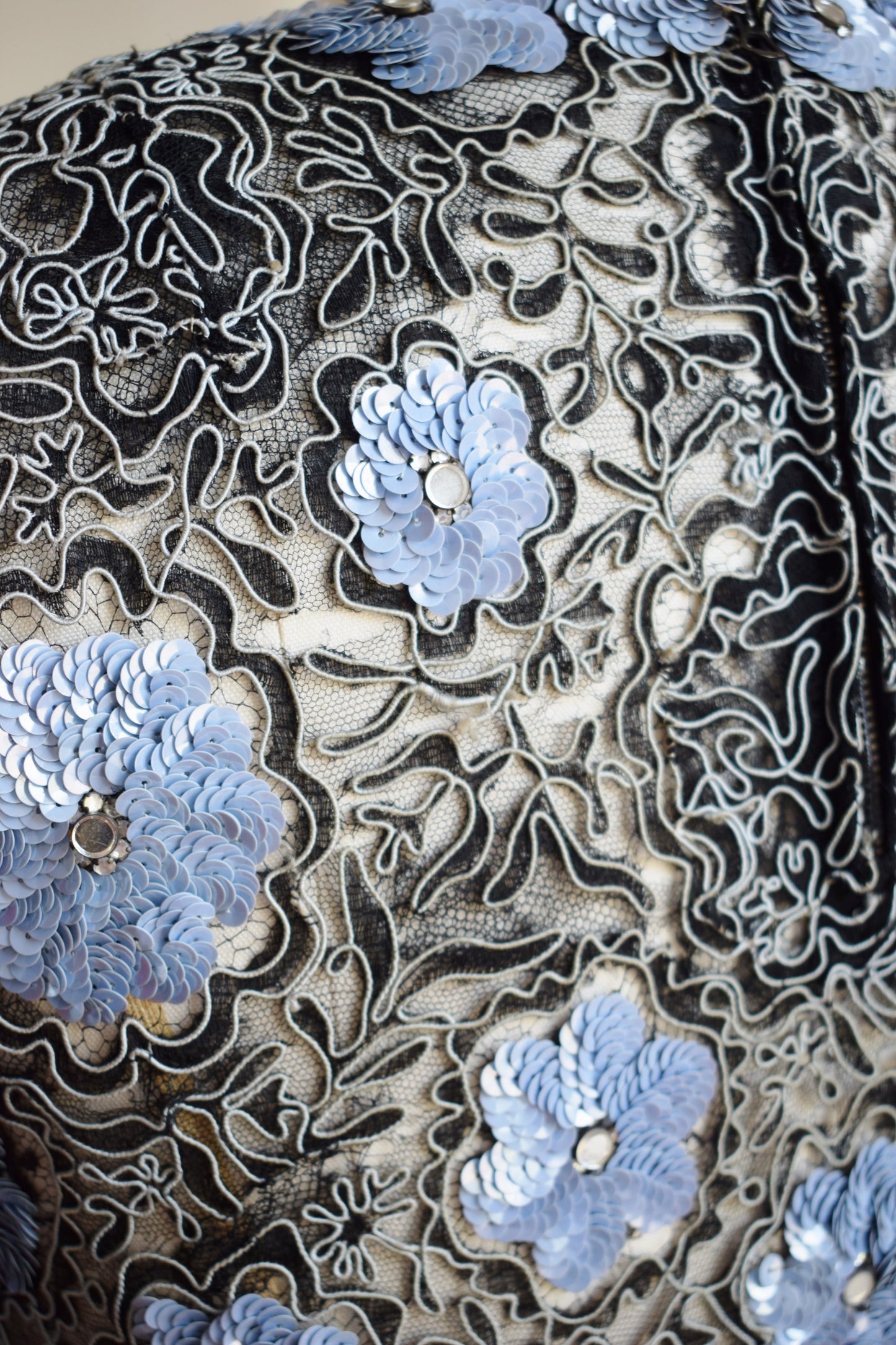1930s Sequin and Velvet Dress | wounded bird