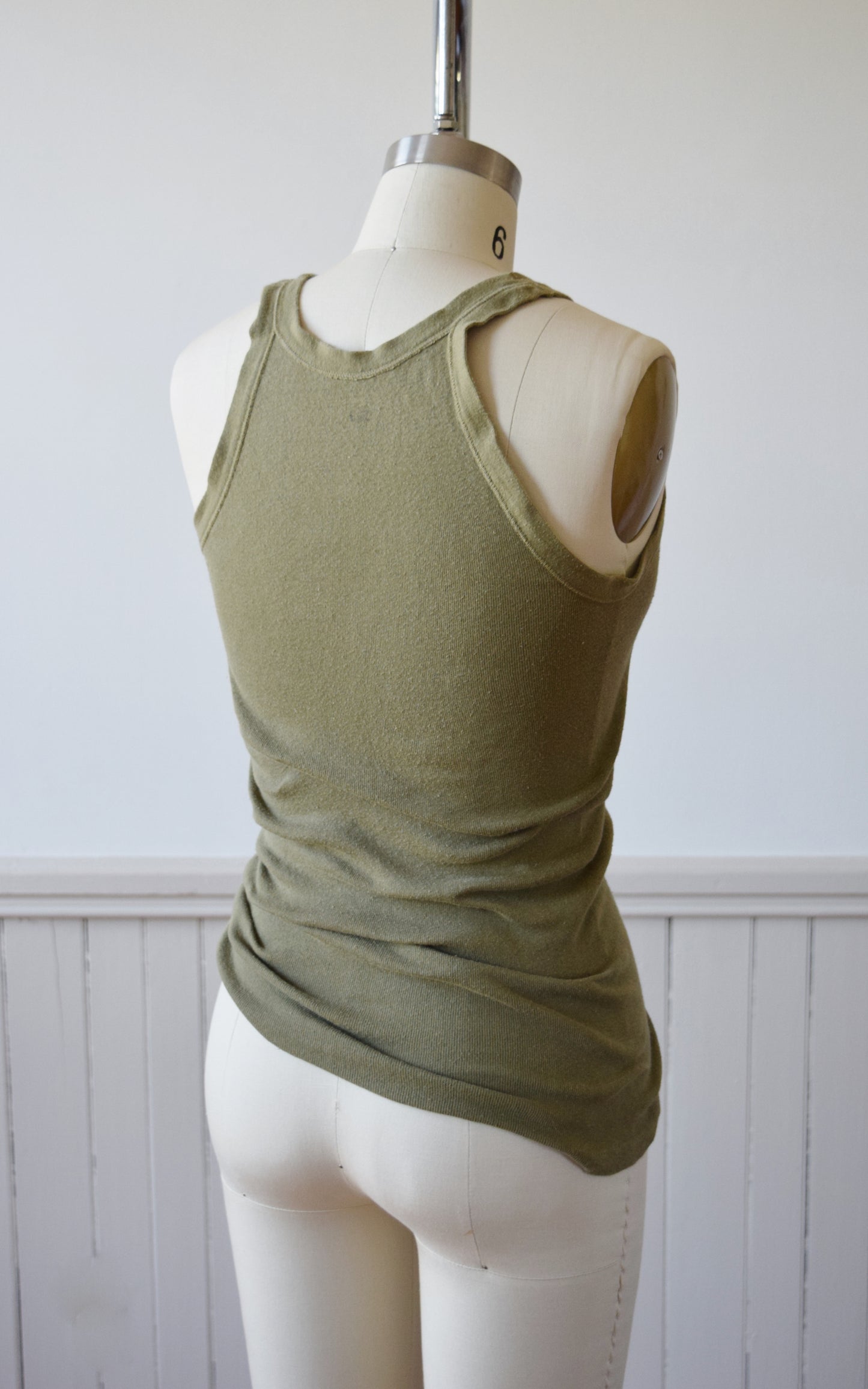 Army Issue Rib Knit Tank | 1940s | 2 | XS