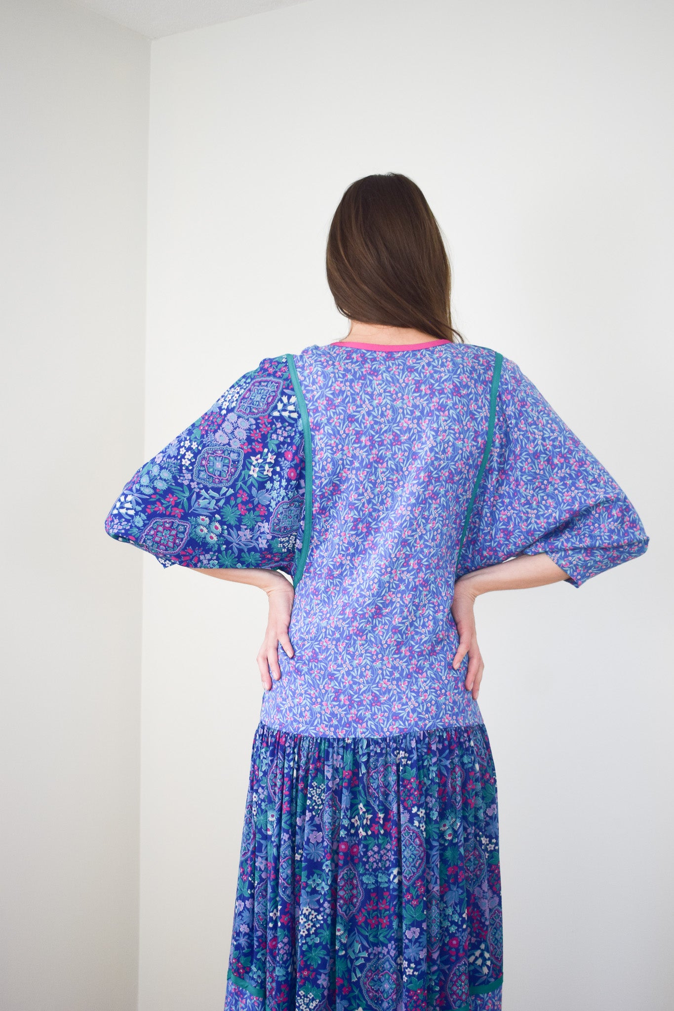 Mixed Floral Print Dress by Belle France | XS/S