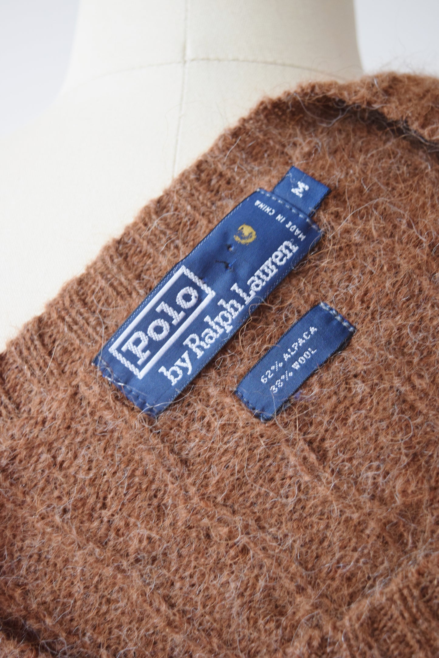 1990s Ralph Lauren Alpaca Cable Knit | M