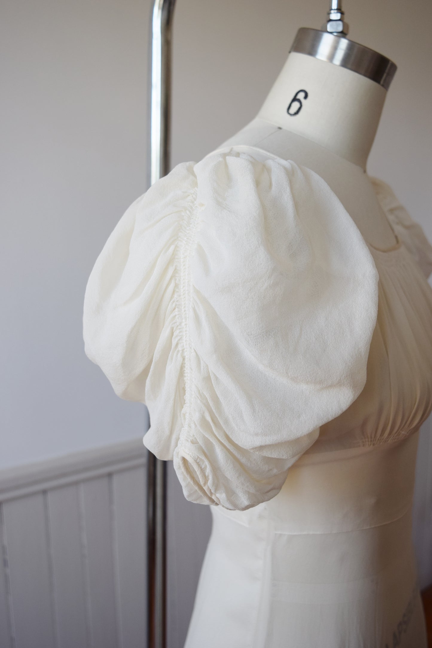 1930s Ivory Silk Gown | XS