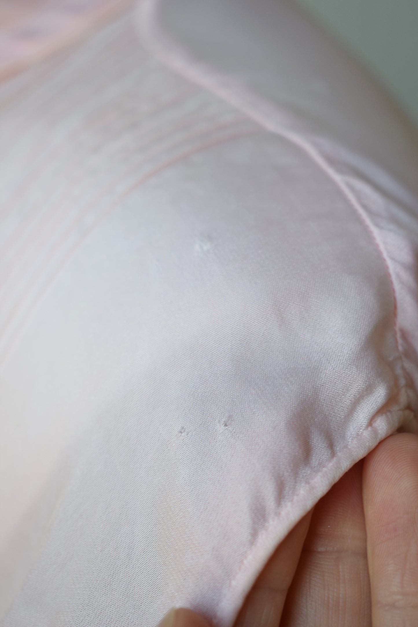 1940s  Soft Pink Rayon Nightgown | XXL