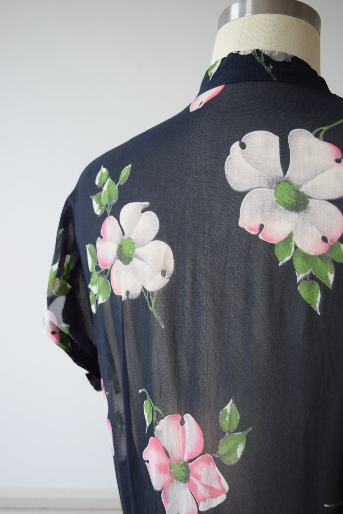 Dogwood Print Dress | M-L