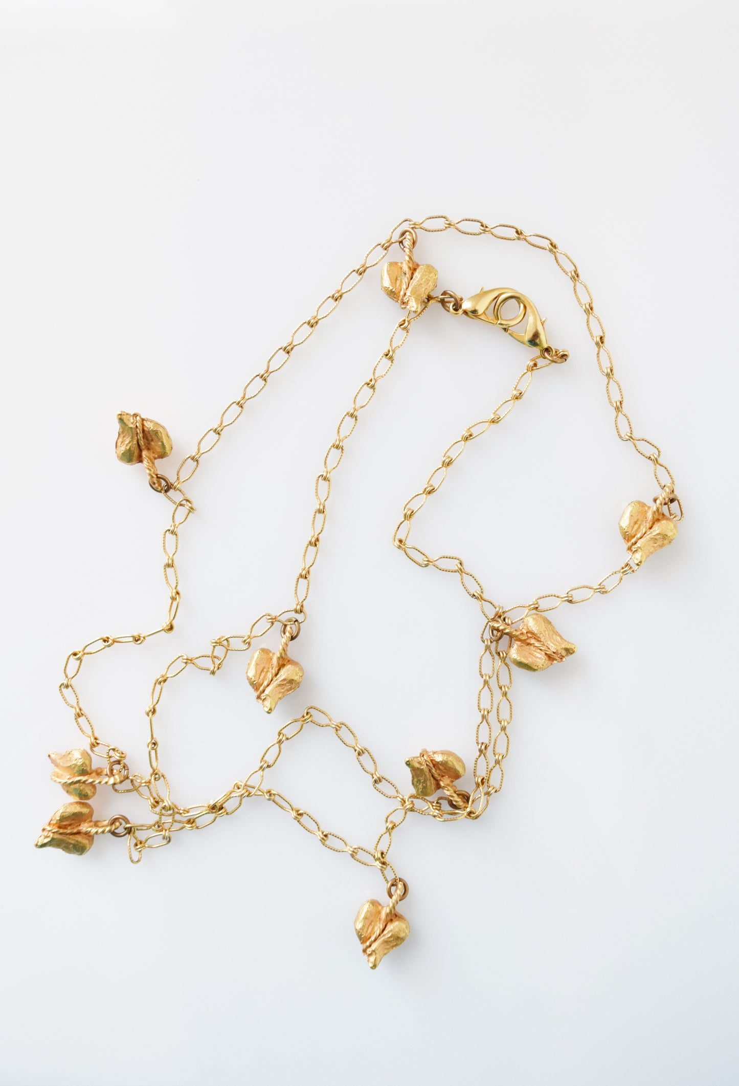 Vintage Bound Hearts Necklace