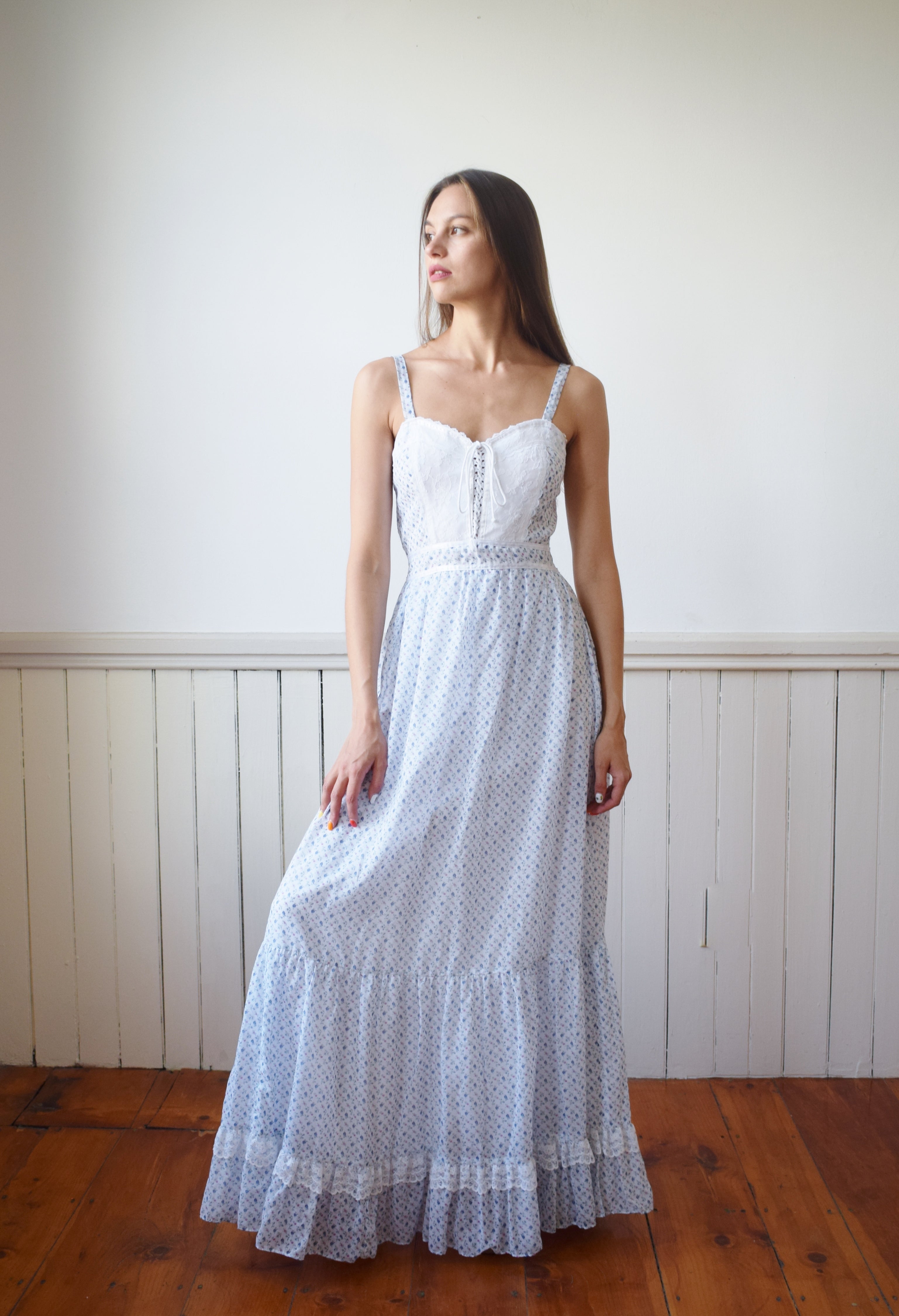 1970s Gunne Sax Dress