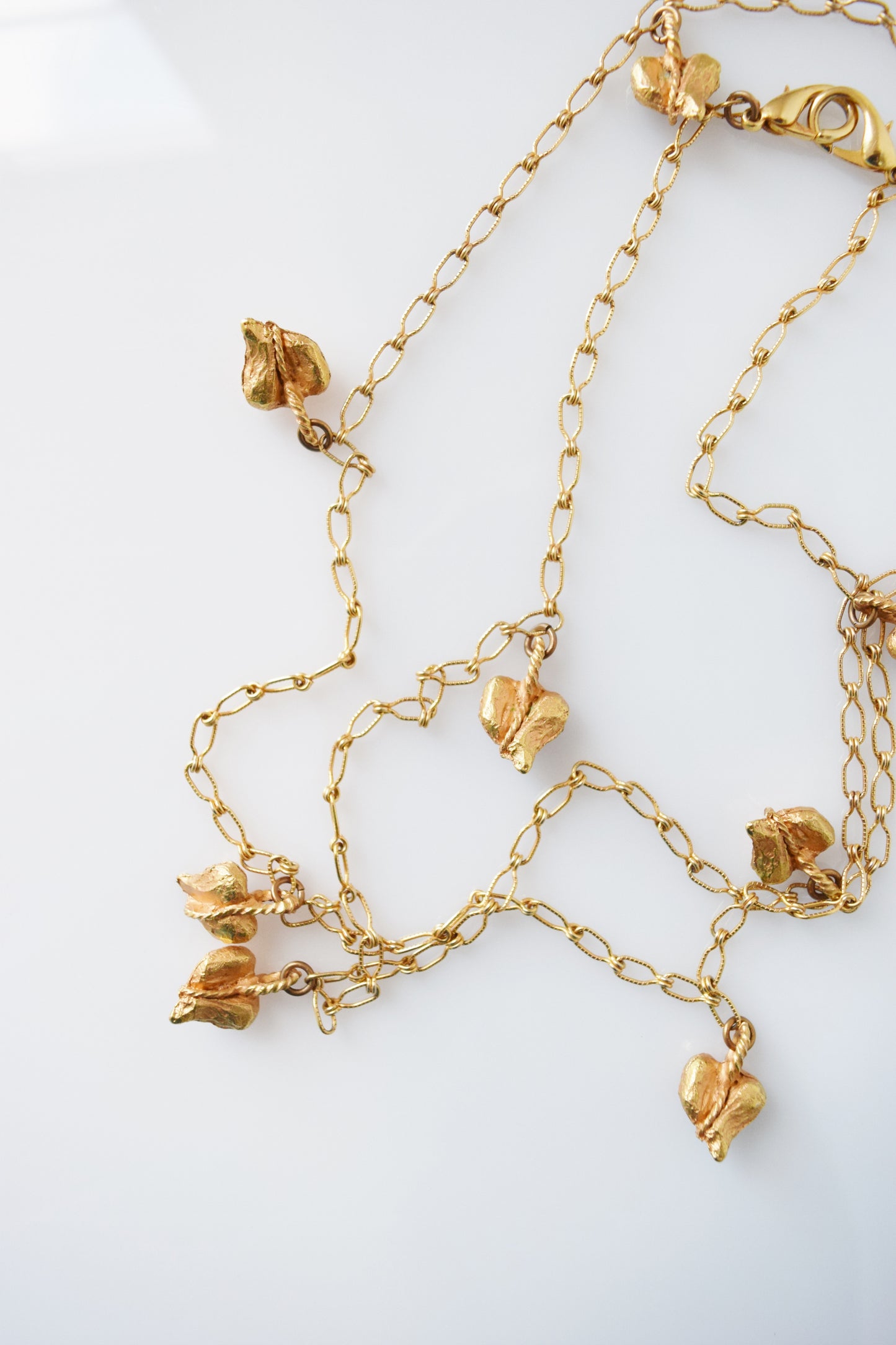 Vintage Bound Hearts Necklace