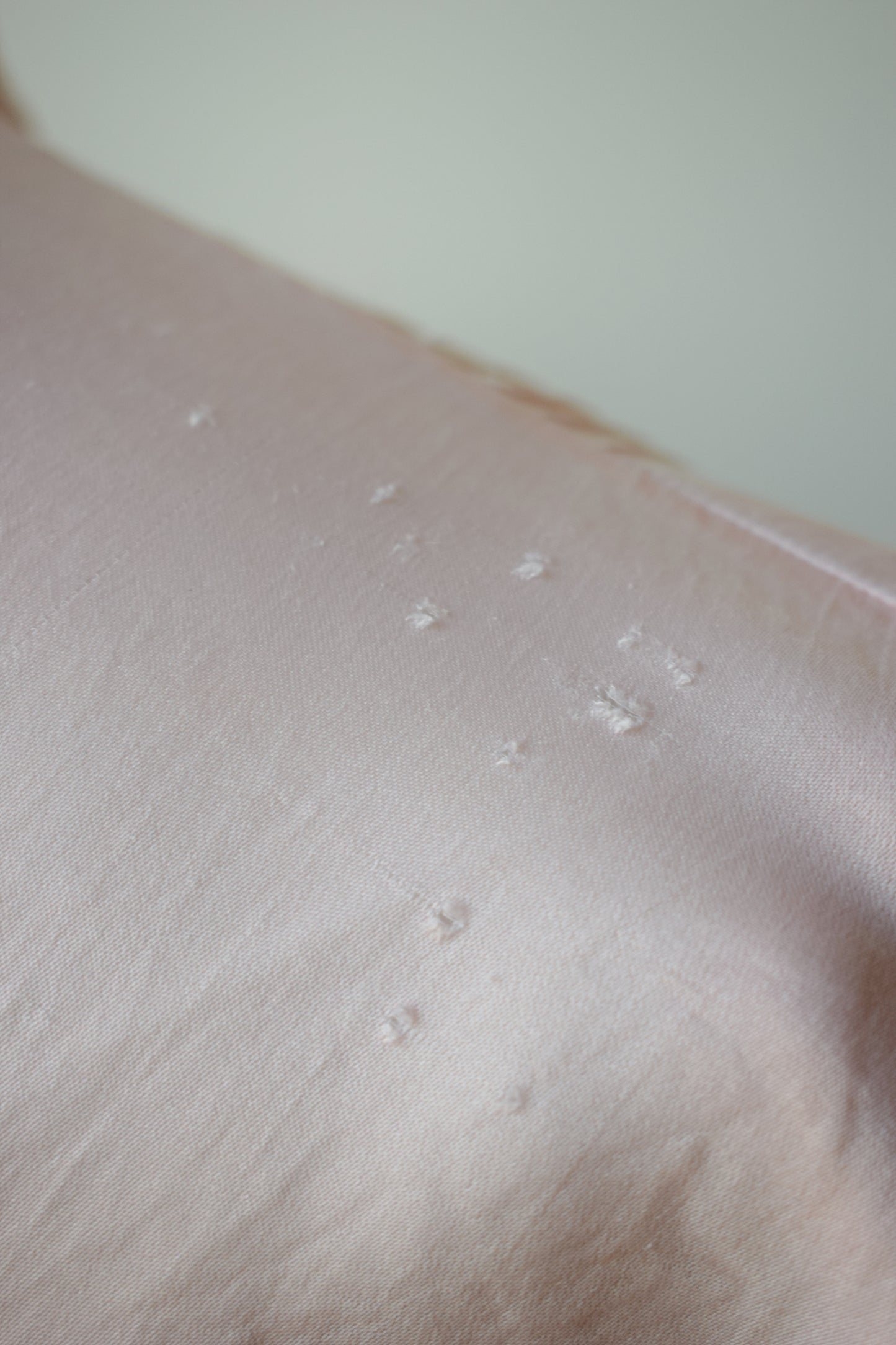 1940s  Soft Pink Rayon Nightgown | XXL