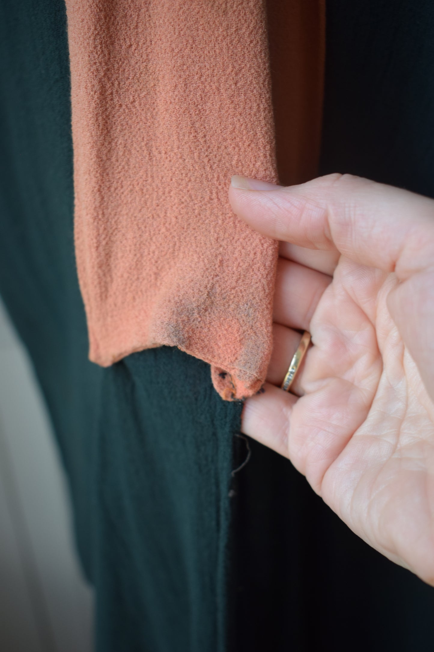 1920s Embroidered Cotton Gauze Robe | OS