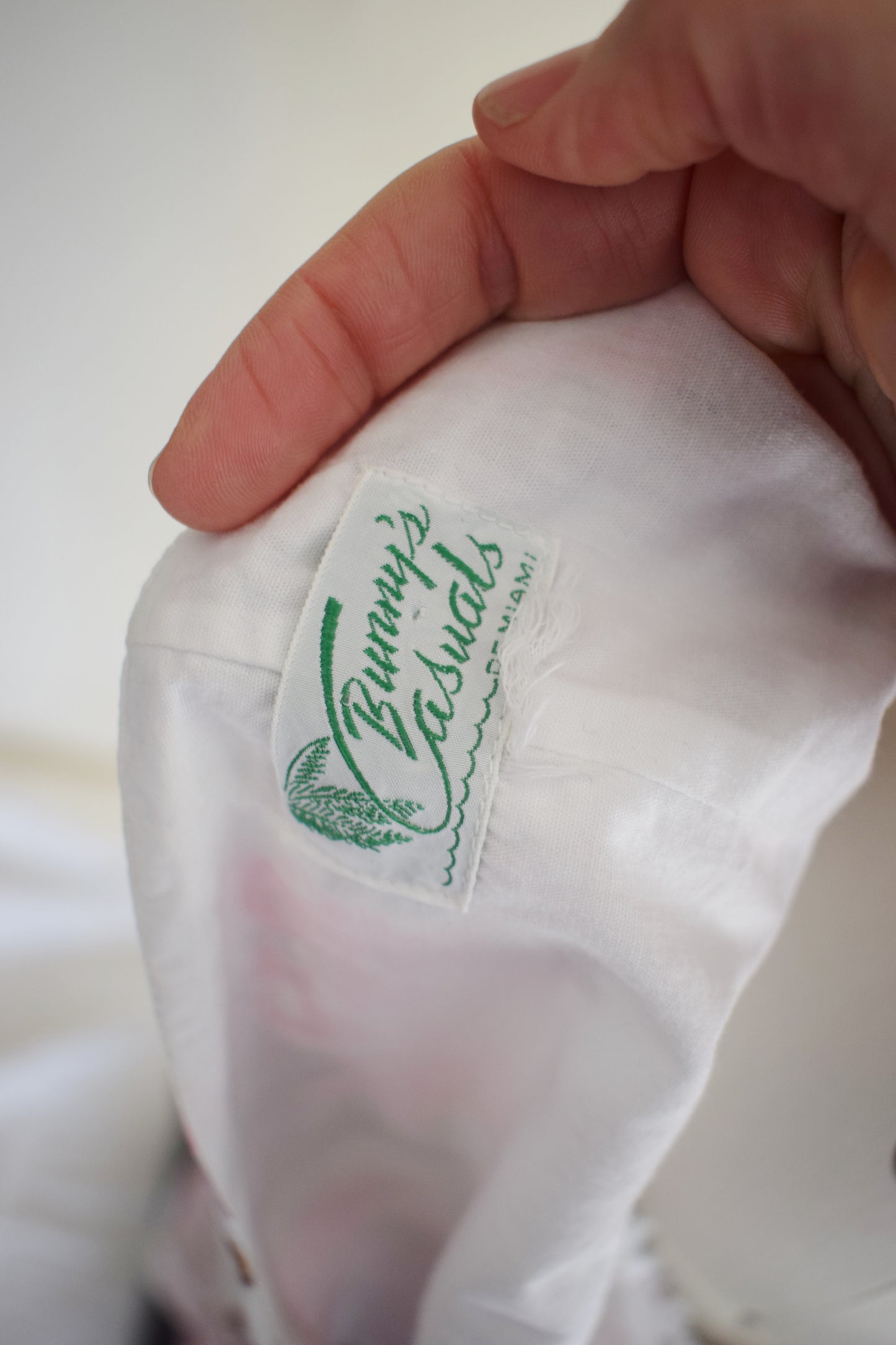 1950s Floral Cotton Halter Dress