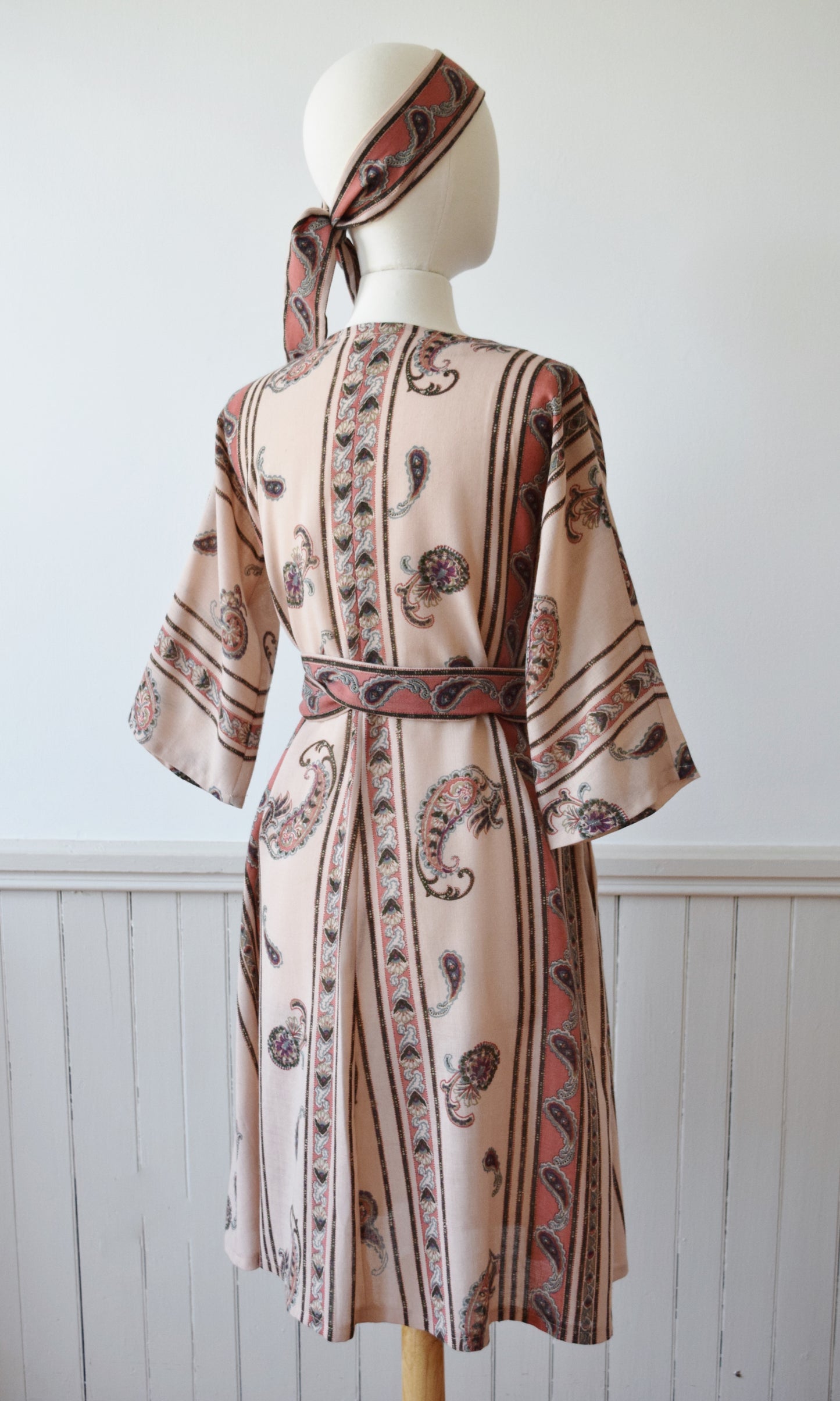 1970s 3 piece Tunic Dress | M