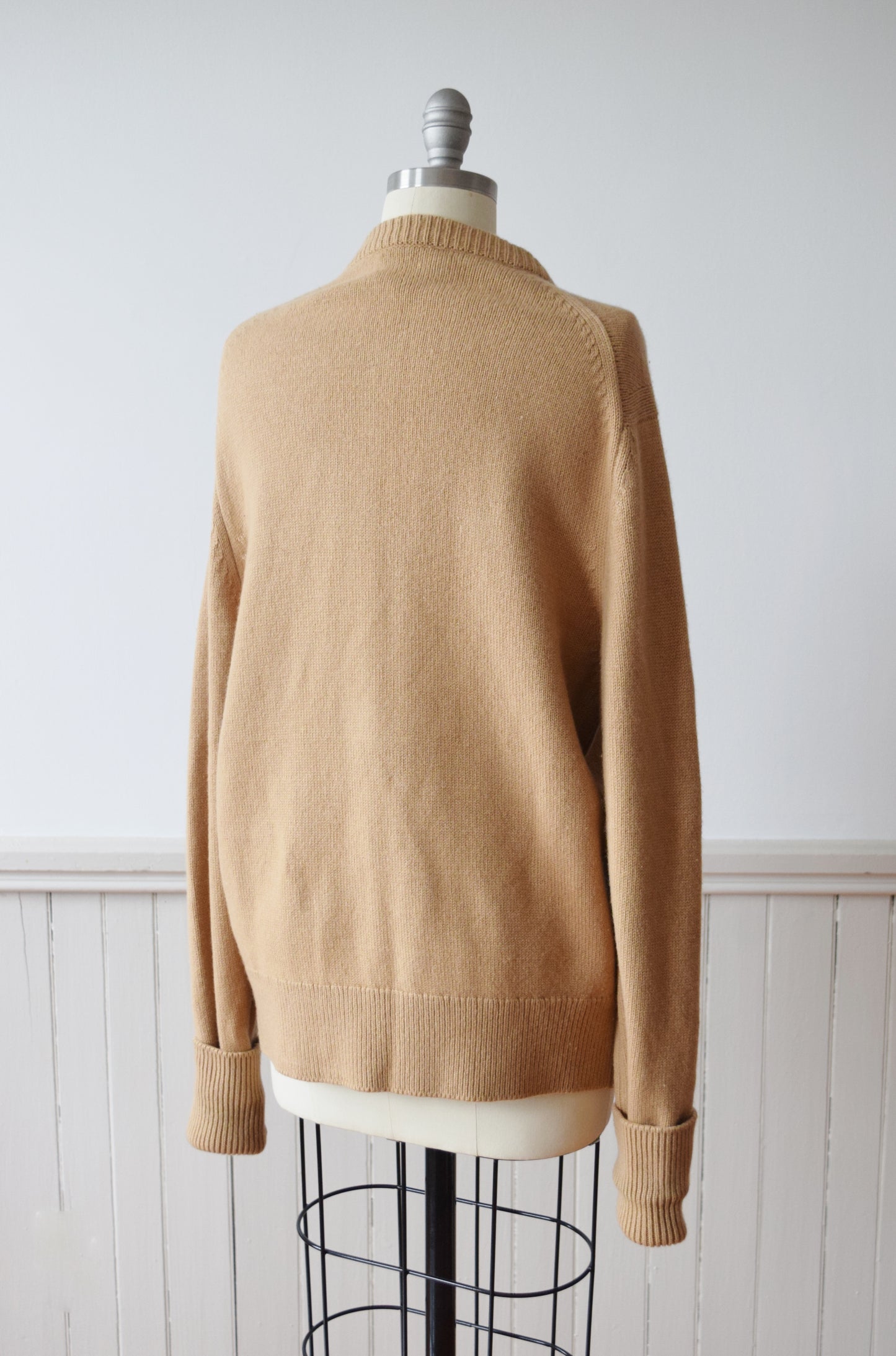 1980s Cashmere Knit Cardigan | M-L
