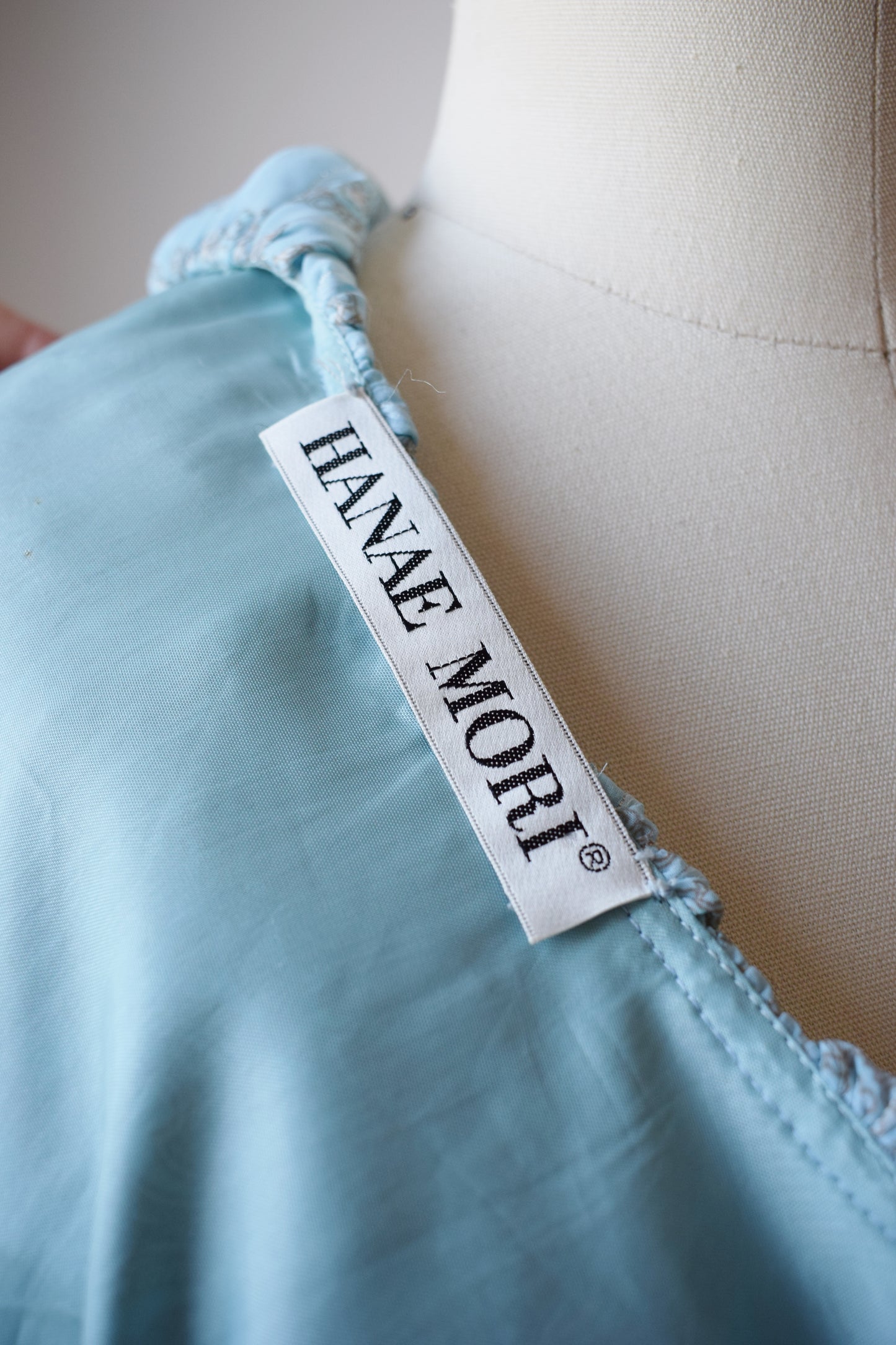 Hanae Mori Chiffon Gown | M/L