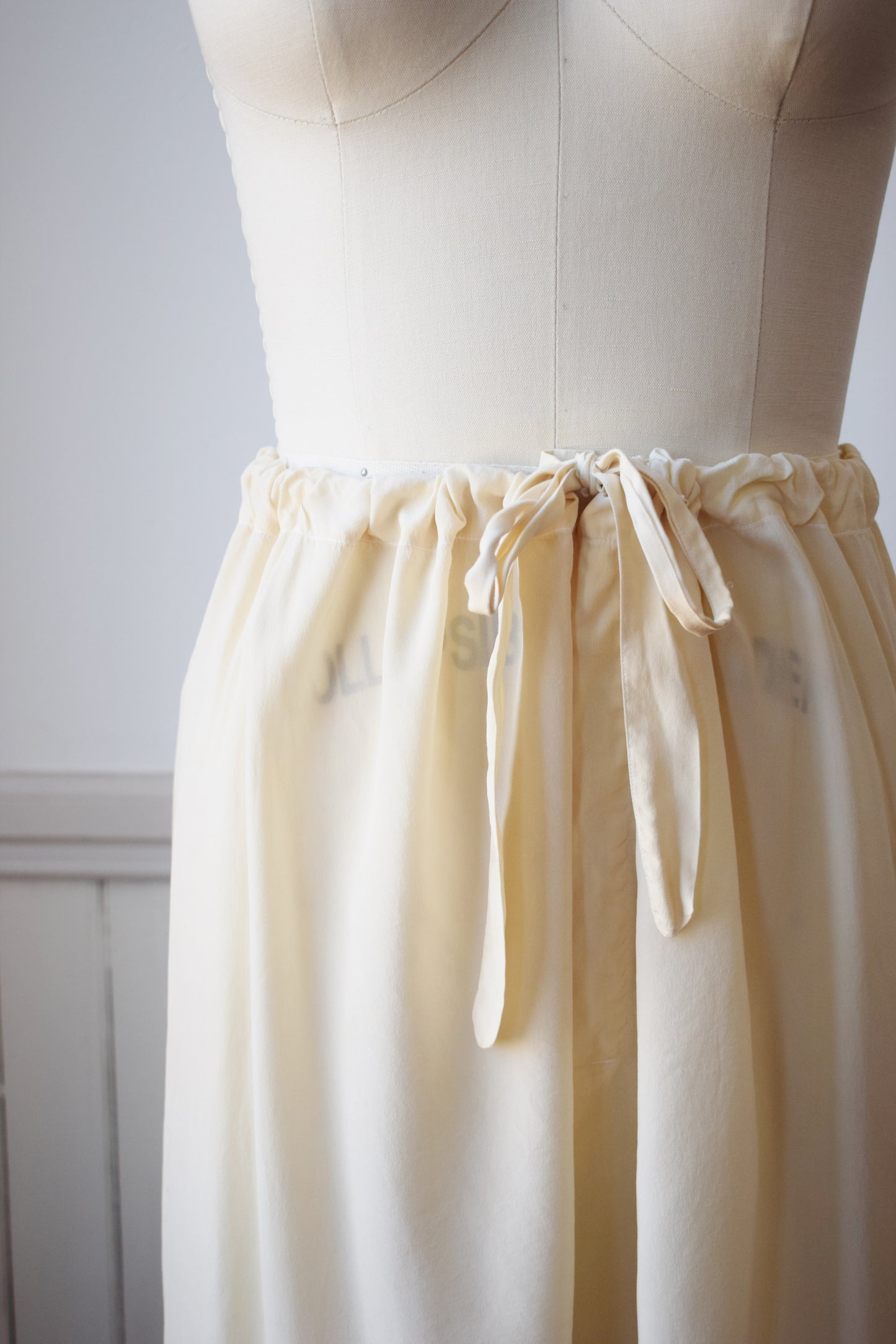 1940s Silk Lounge Pants | M/L
