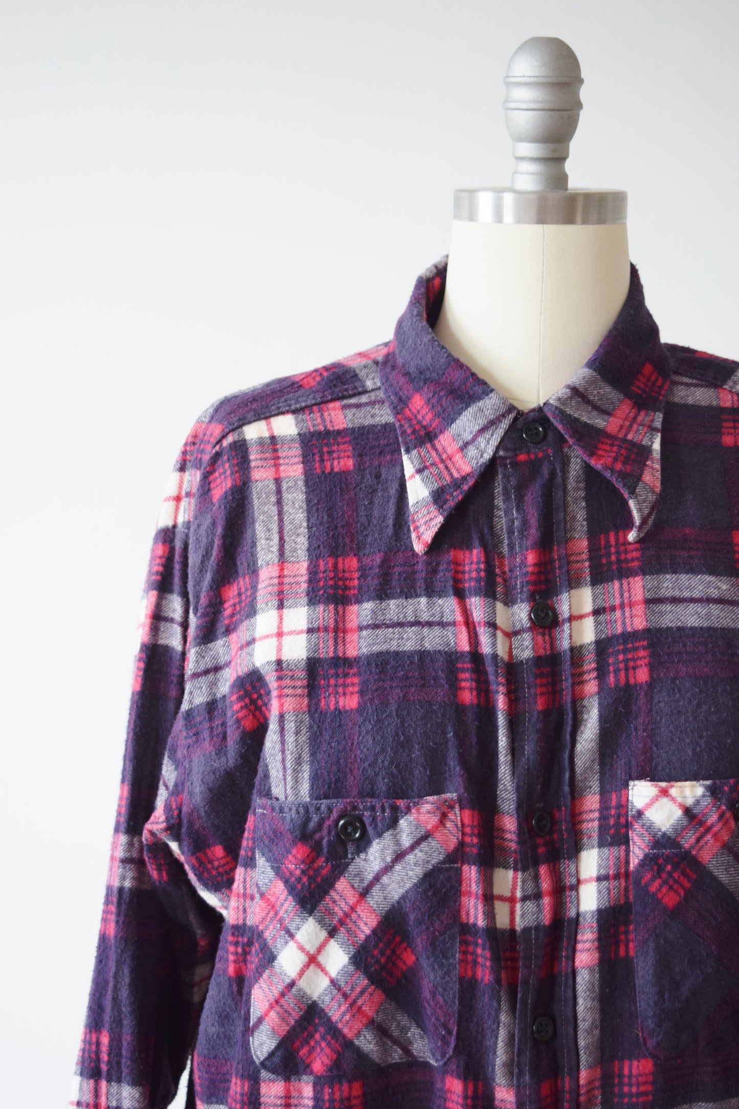 1960s/70s Super Soft Plaid Flannel | M-L