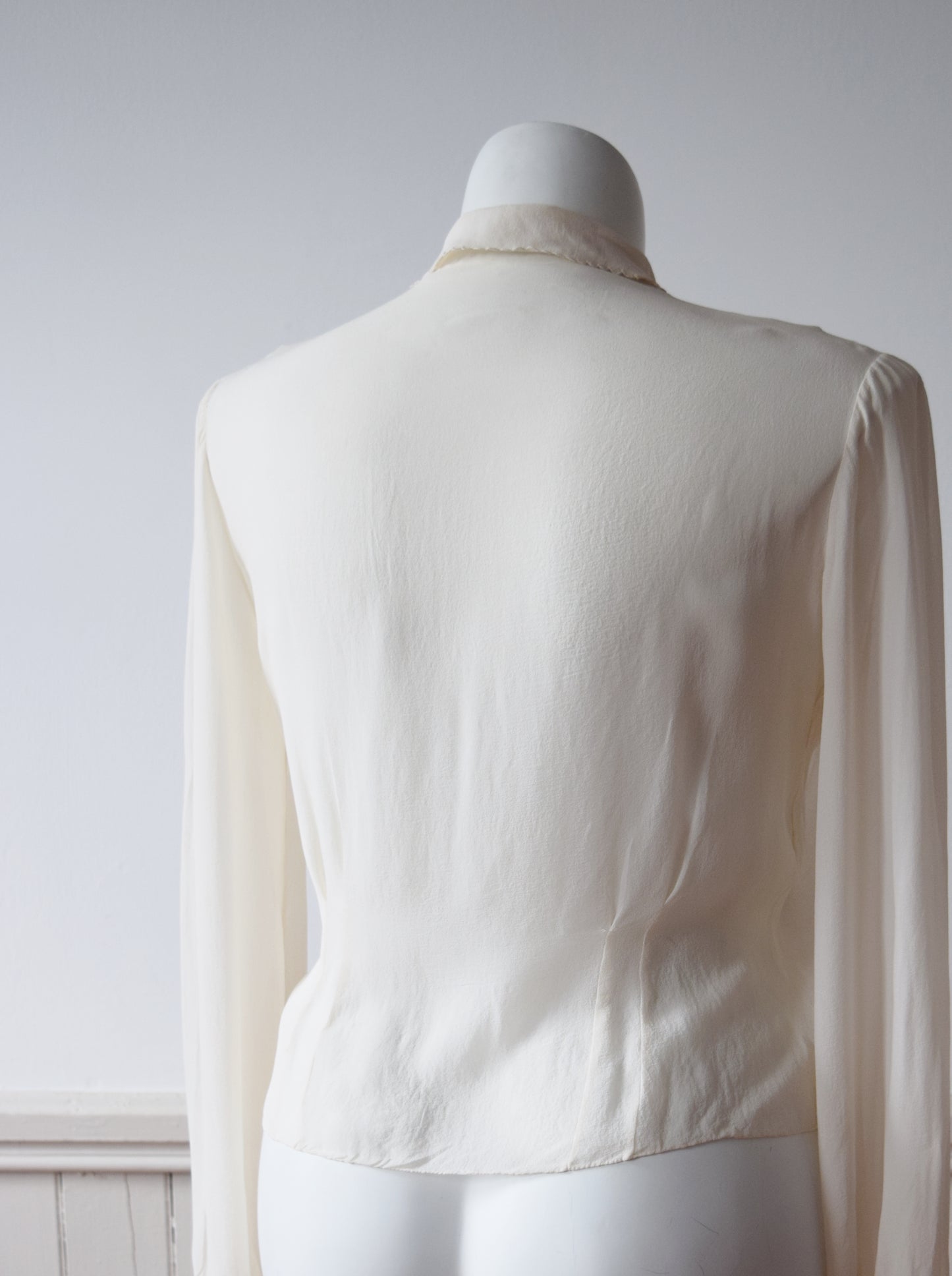 1930s Italian Silk Blouse | L