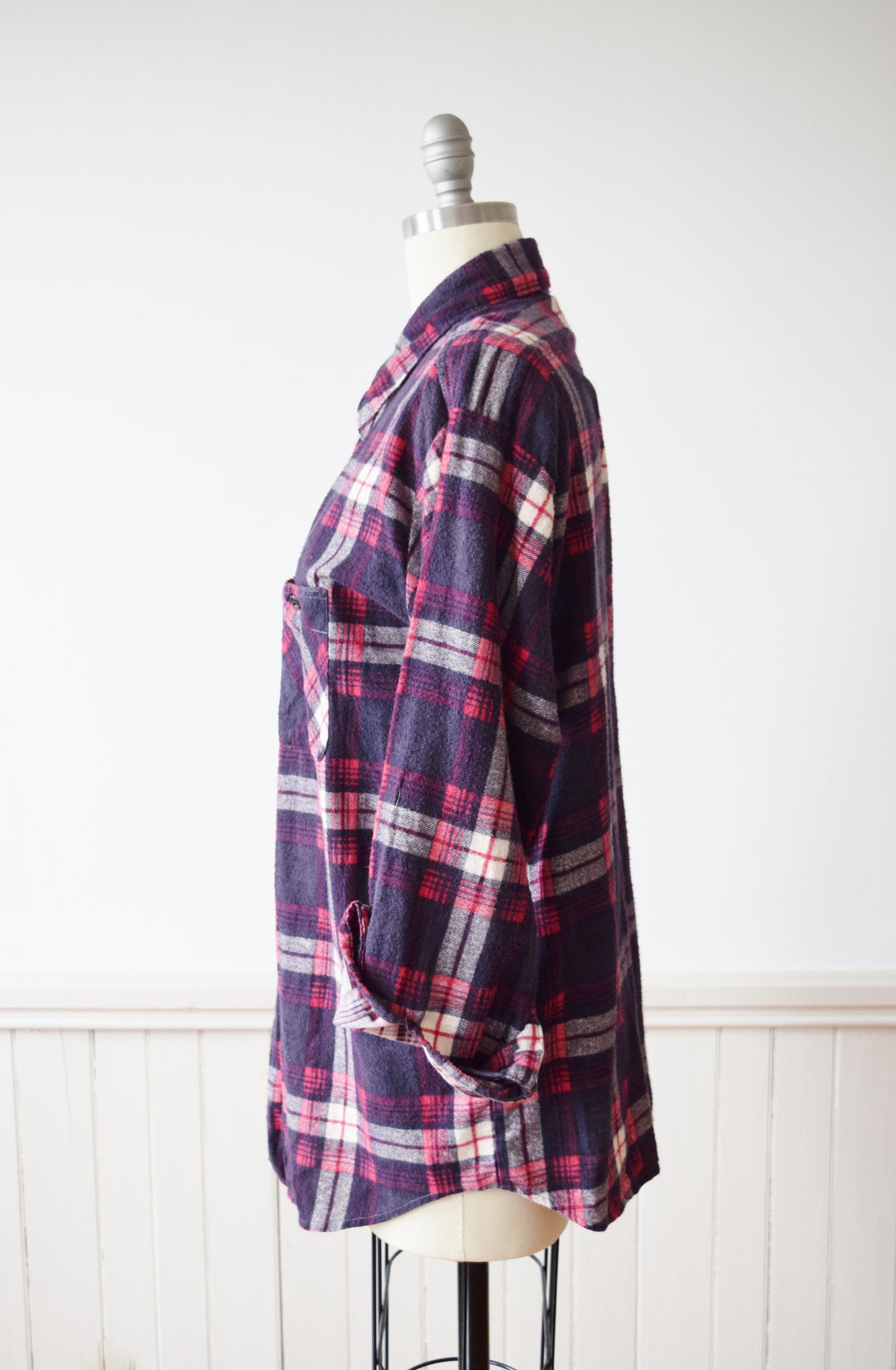 1960s/70s Super Soft Plaid Flannel | M-L