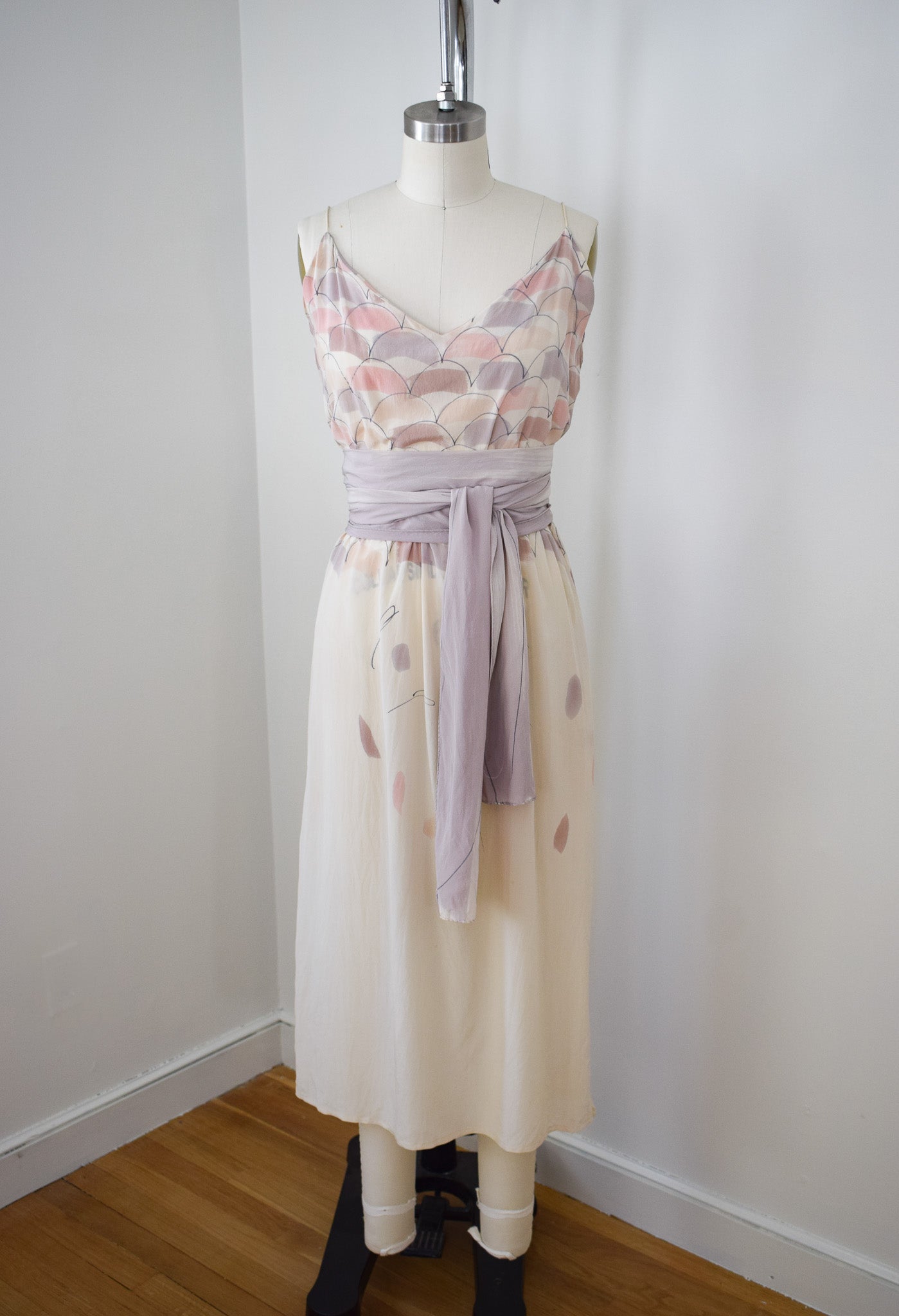 Hand Painted Silk Dress Set | S fieldwork Hand Painted Silk Dress Set | S fieldwork